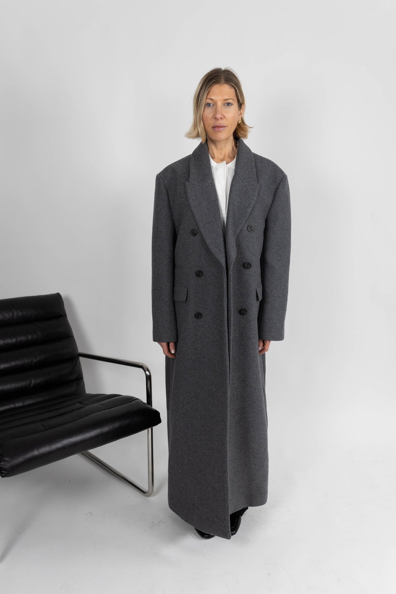 THE PERFECT COAT IN ANTHRACITE JACKET KURE 
