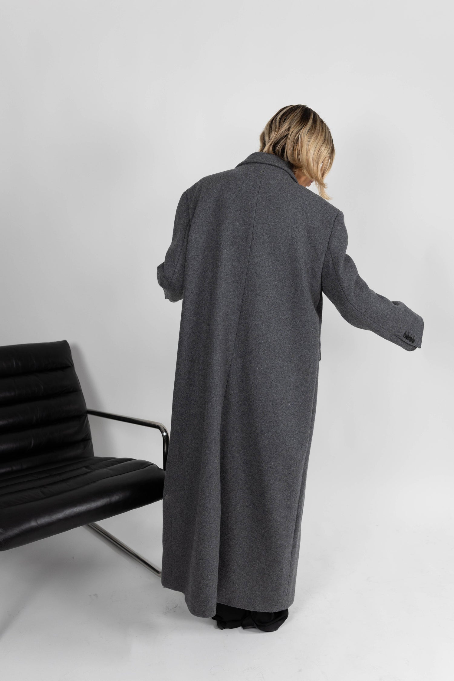 THE PERFECT COAT IN ANTHRACITE JACKET KURE 