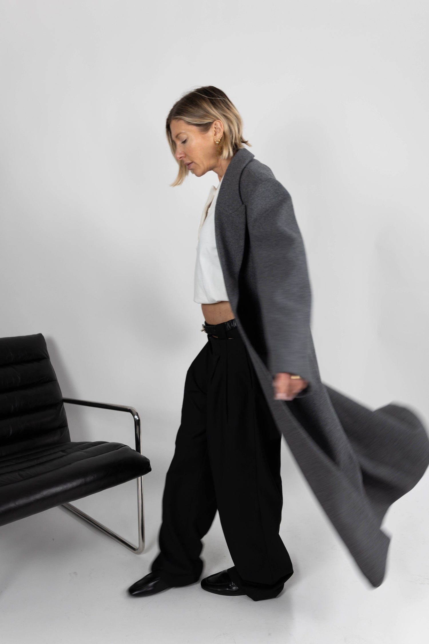 THE PERFECT COAT IN ANTHRACITE JACKET KURE 