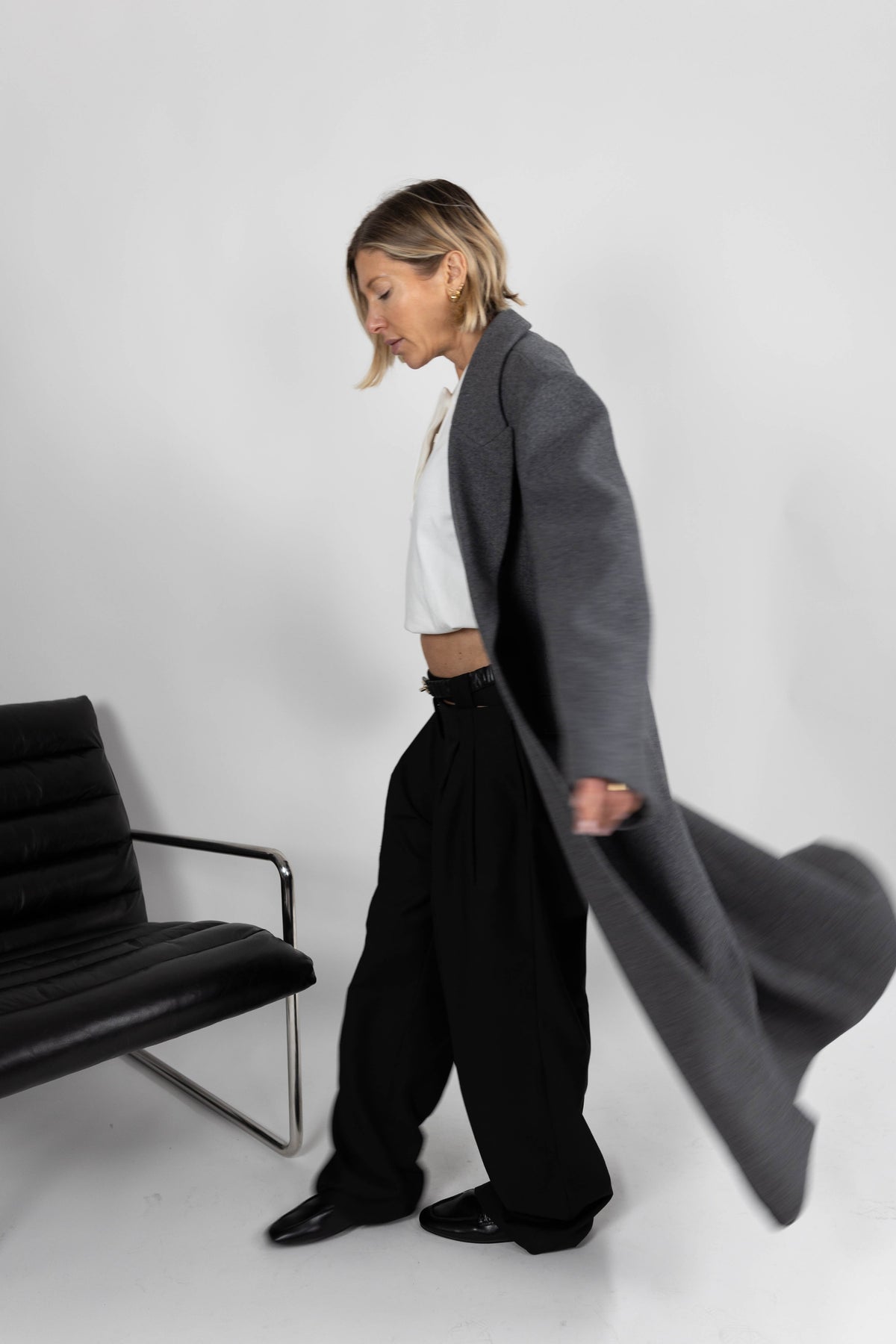 THE PERFECT COAT IN ANTHRACITE JACKET KURE 