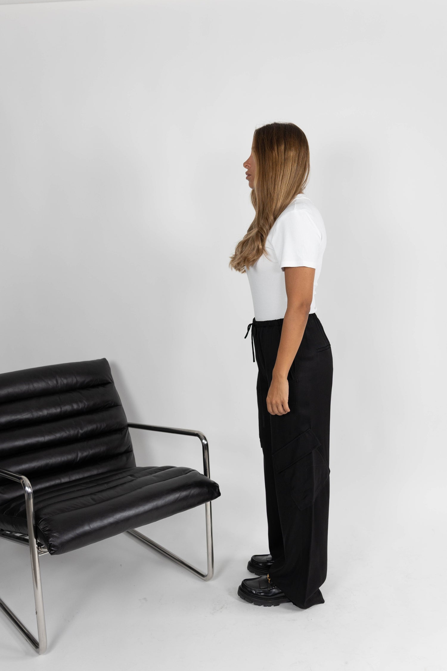 PIA TAILORED FLUID PANTS WITH POCKETS PANTS KURE 