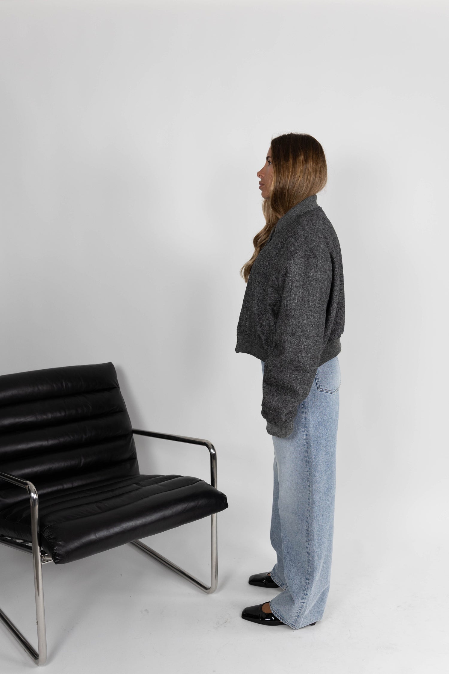 JOAKIM OVERSIZED CROPPED BOMBER JACKET KURE 