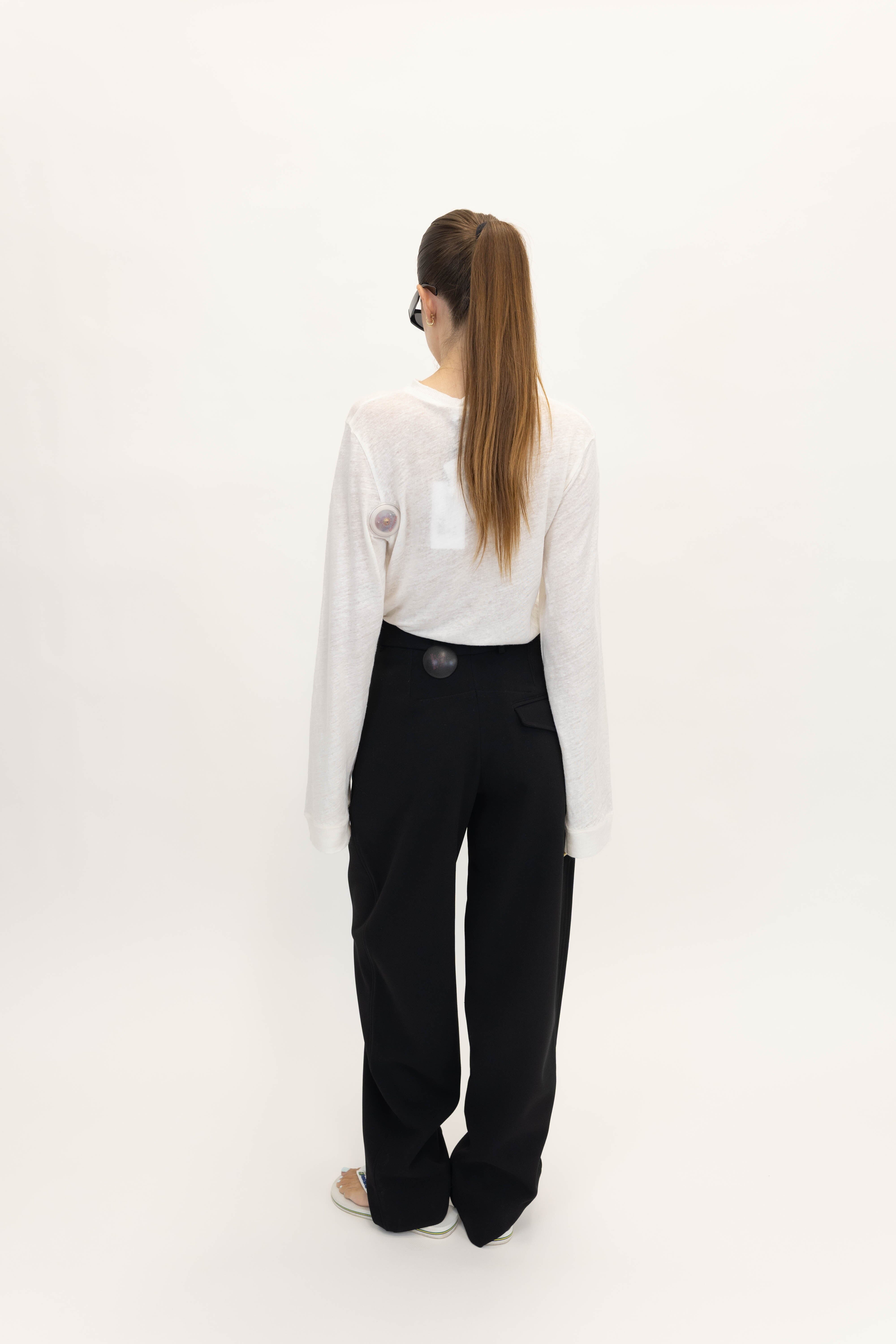 PSALM BOYISH HEAVY CREPE PANTS PANTS KURE 