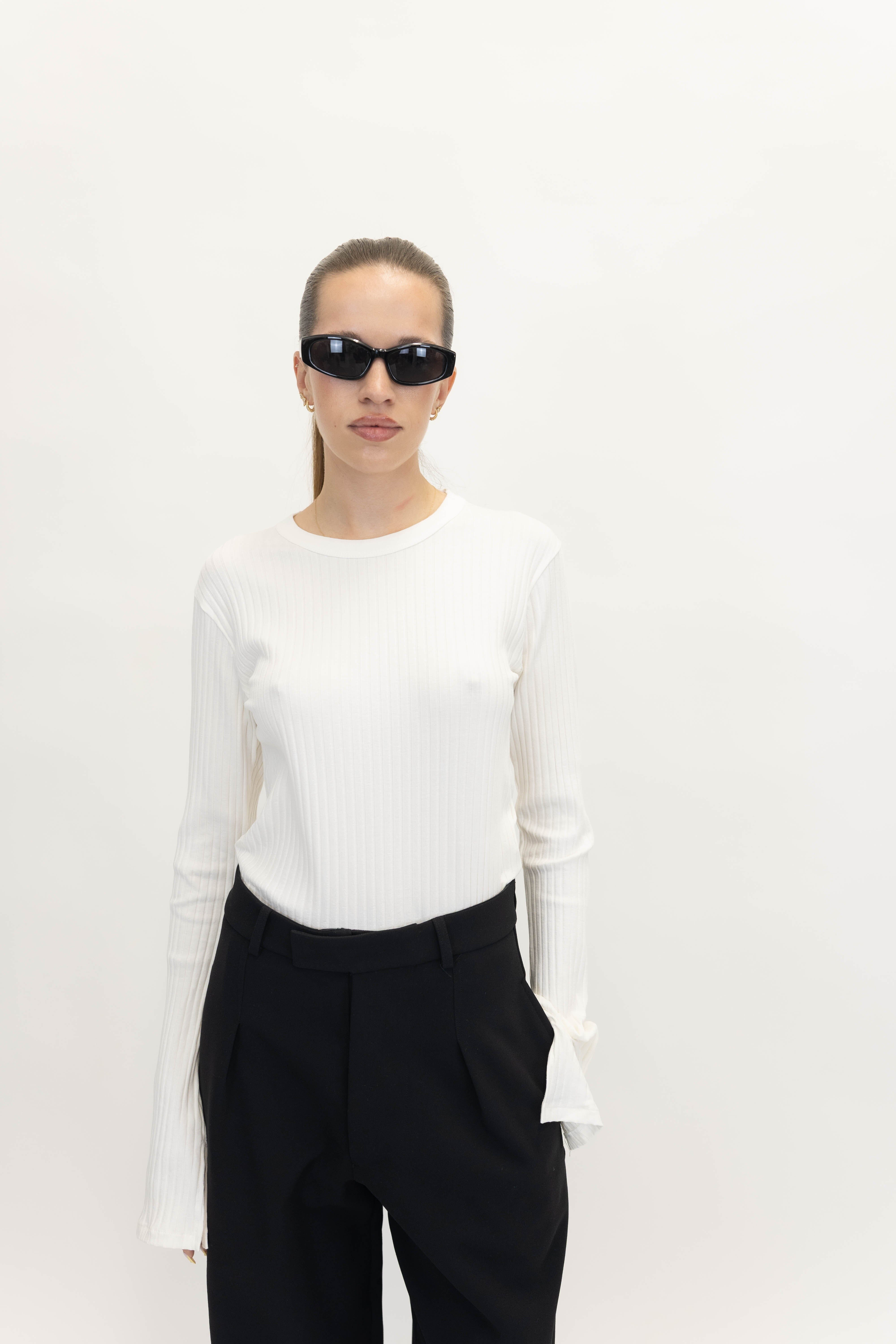 ERSILIA T-SHIRT IN WHITE T-SHIRT IRO 