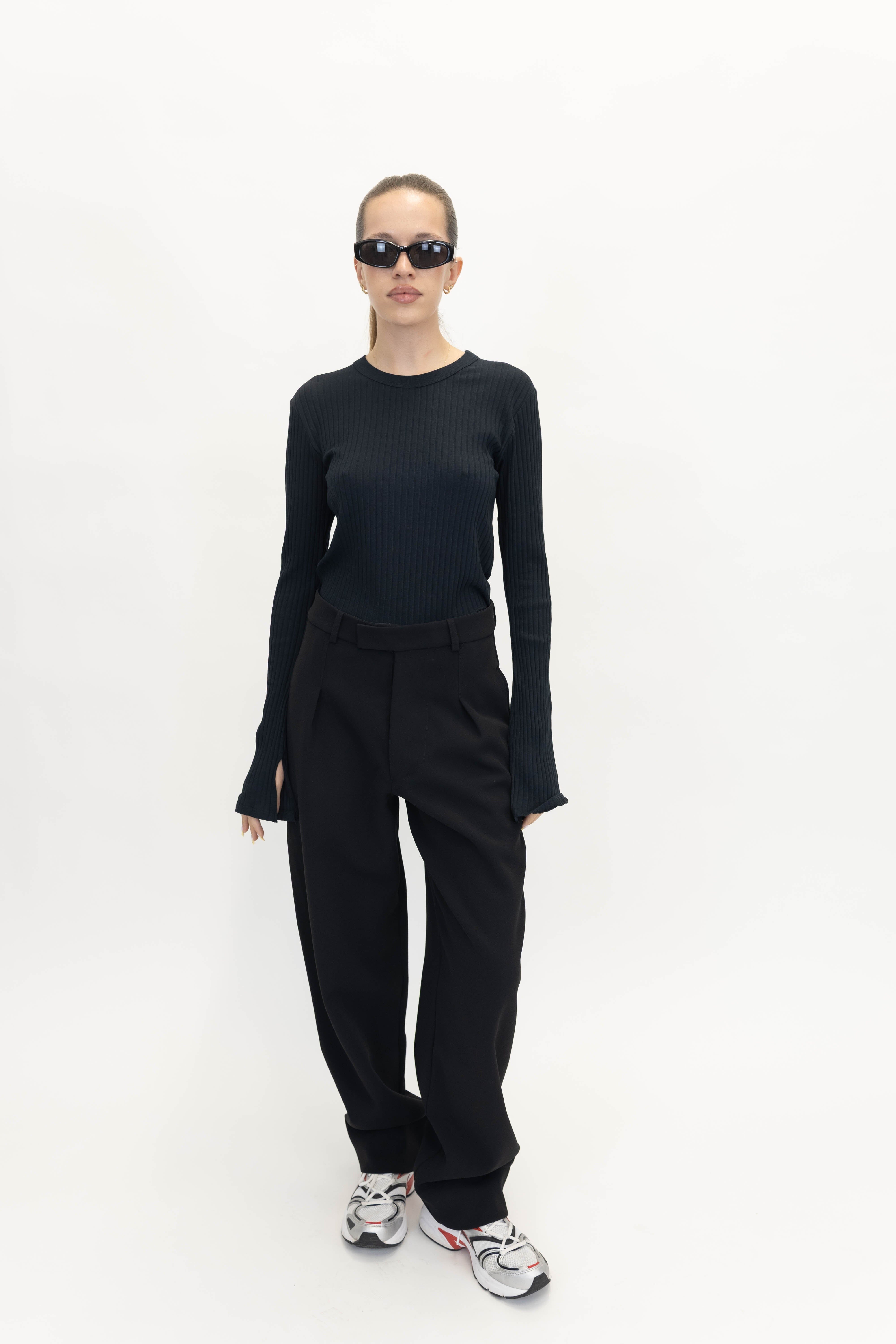 ERSILIA T-SHIRT IN BLACK T-SHIRT IRO 