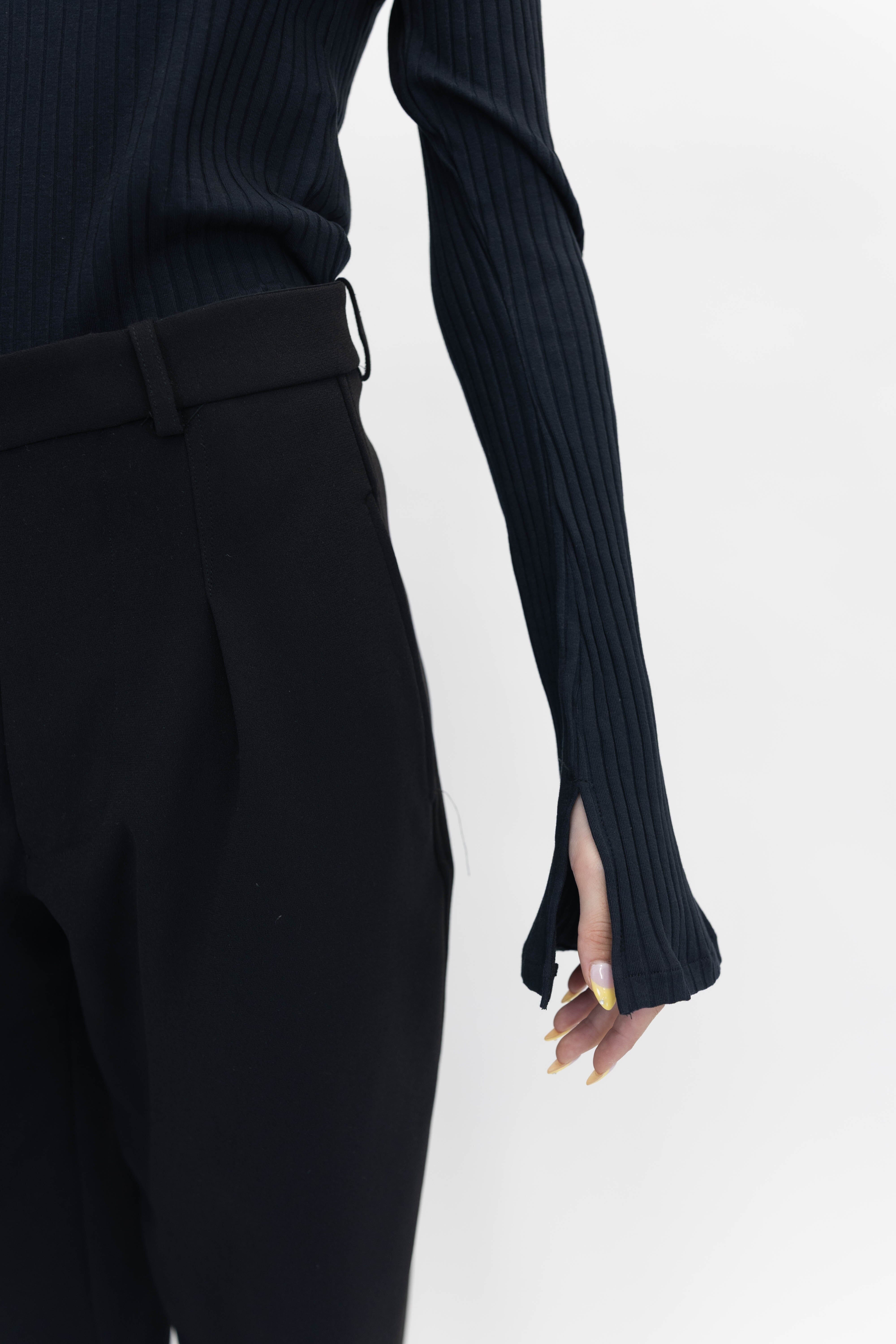 ERSILIA T-SHIRT IN BLACK T-SHIRT IRO 