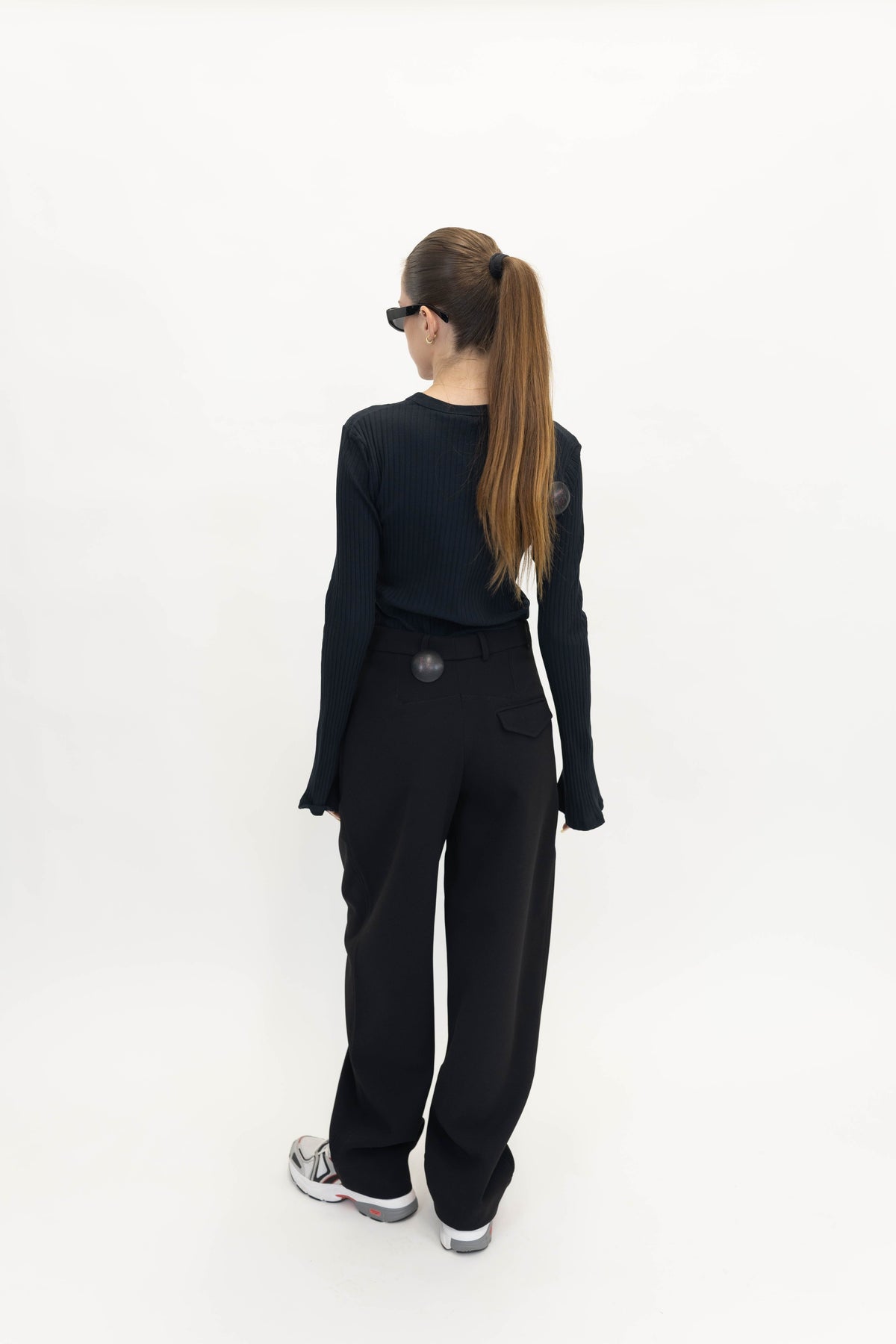 ERSILIA T-SHIRT IN BLACK T-SHIRT IRO 