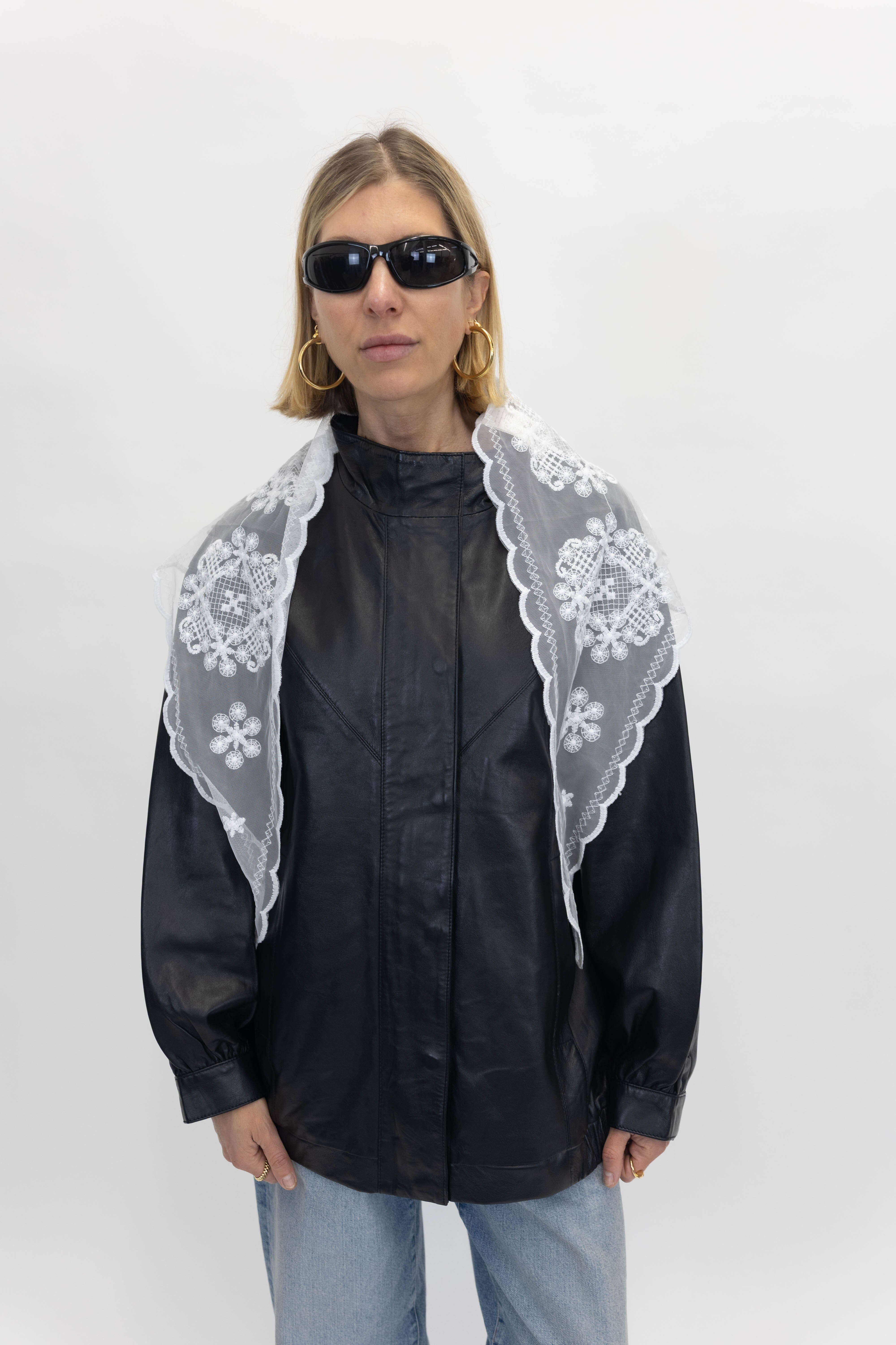 THE GARMENT GRACIE SHAWL IN CREAM ACCESSORIES THE GARMENT 