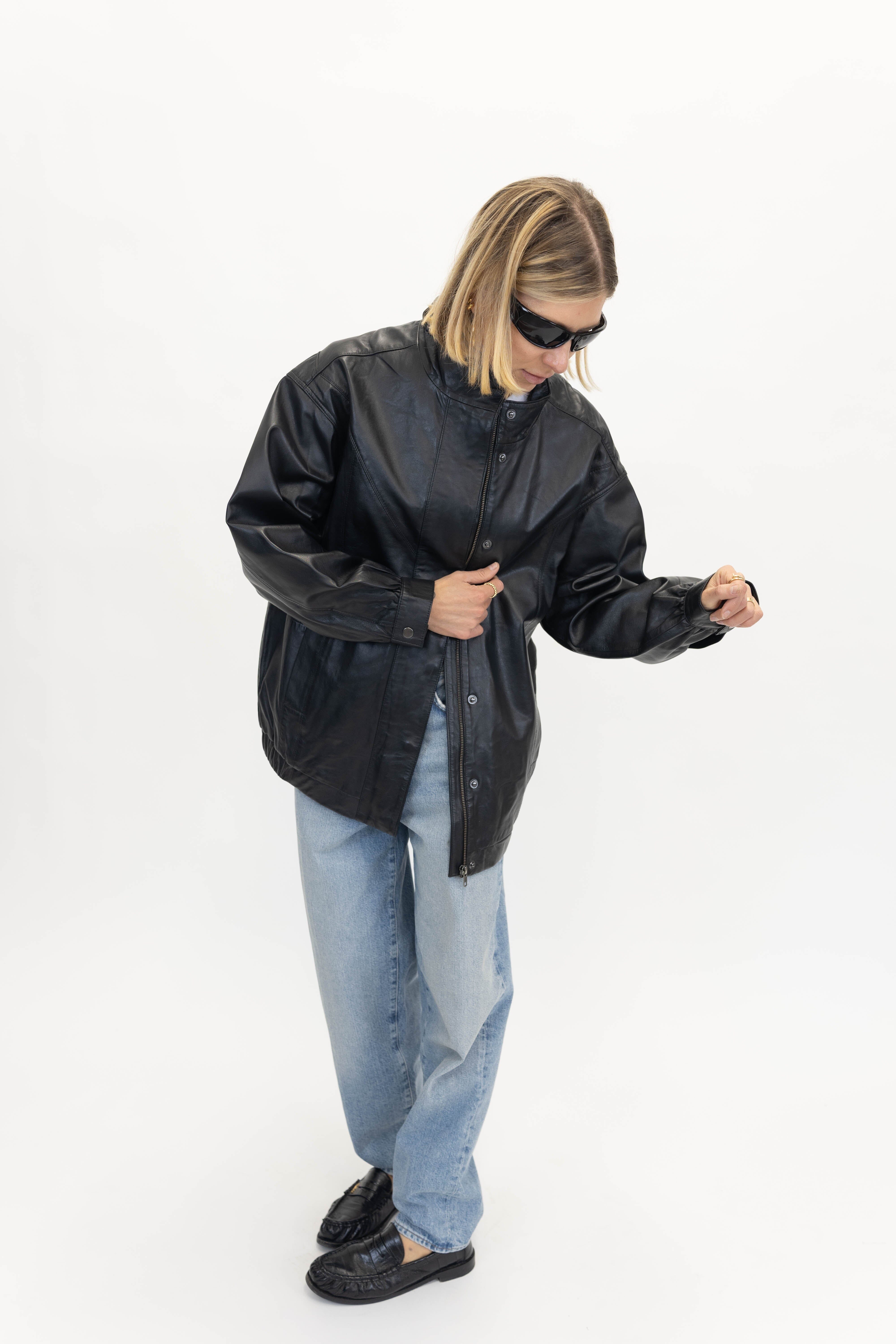 THE GARMENT SOHO BOMBER IN BLACK JACKET THE GARMENT 