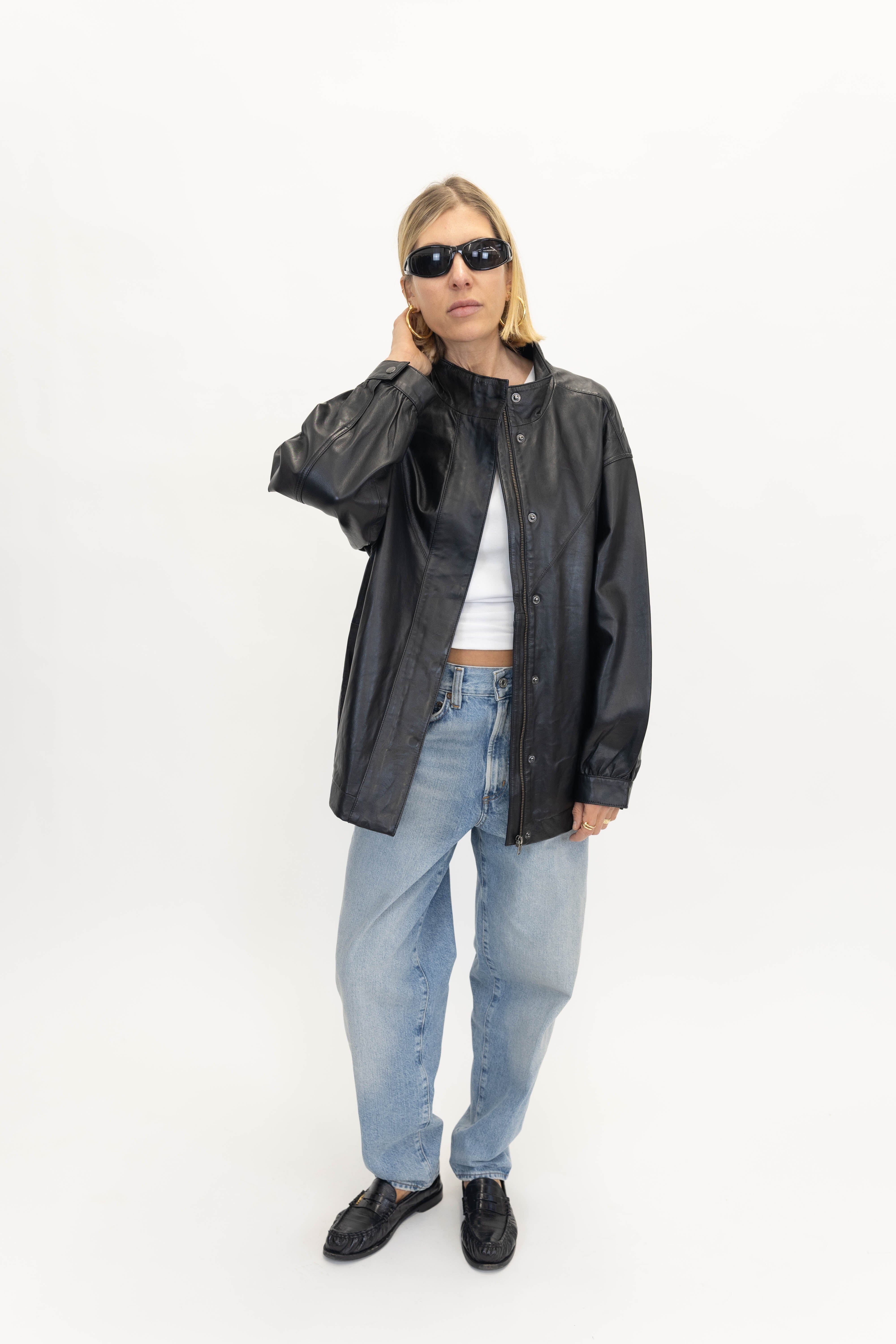 THE GARMENT SOHO BOMBER IN BLACK JACKET THE GARMENT 