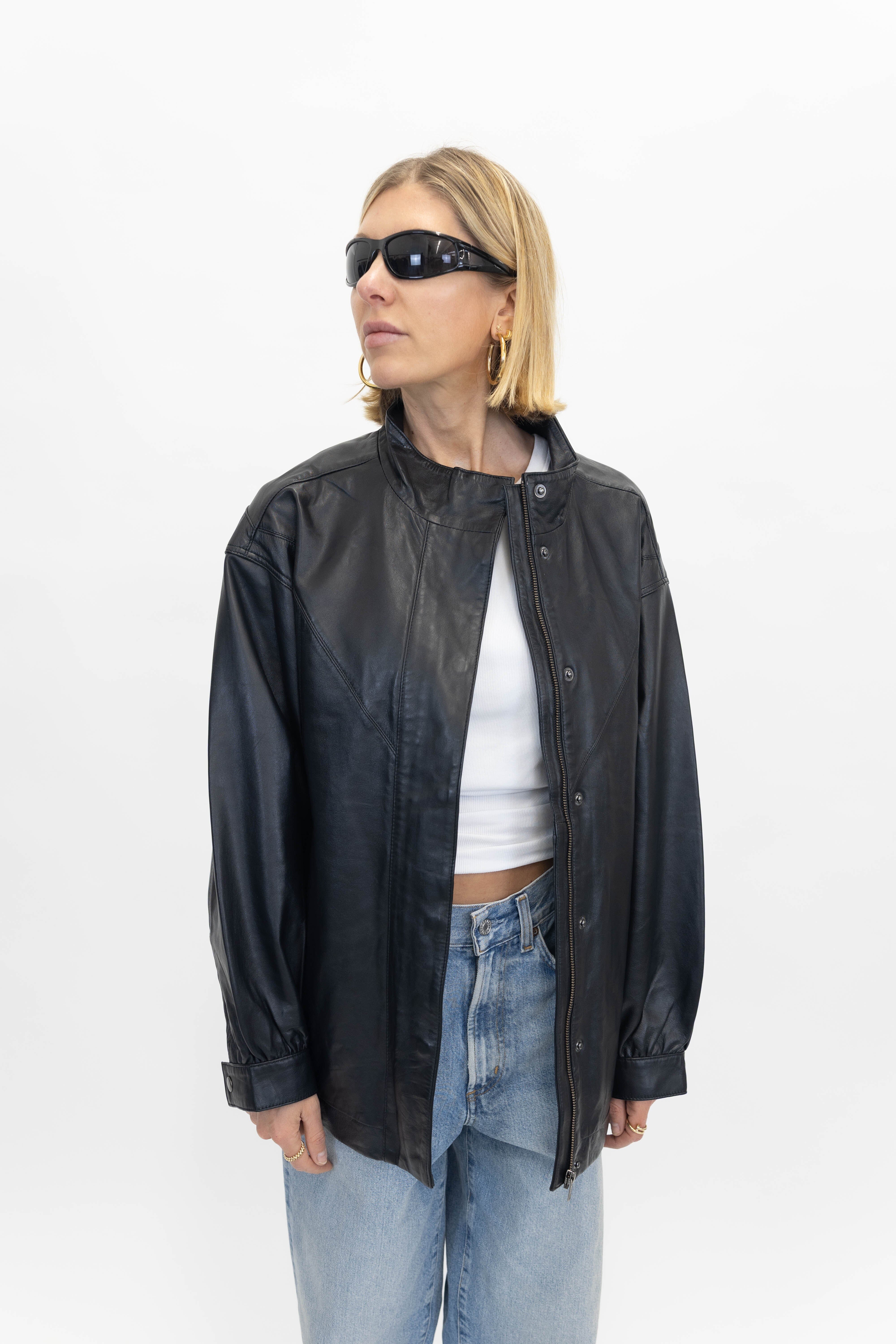 THE GARMENT SOHO BOMBER IN BLACK JACKET THE GARMENT 