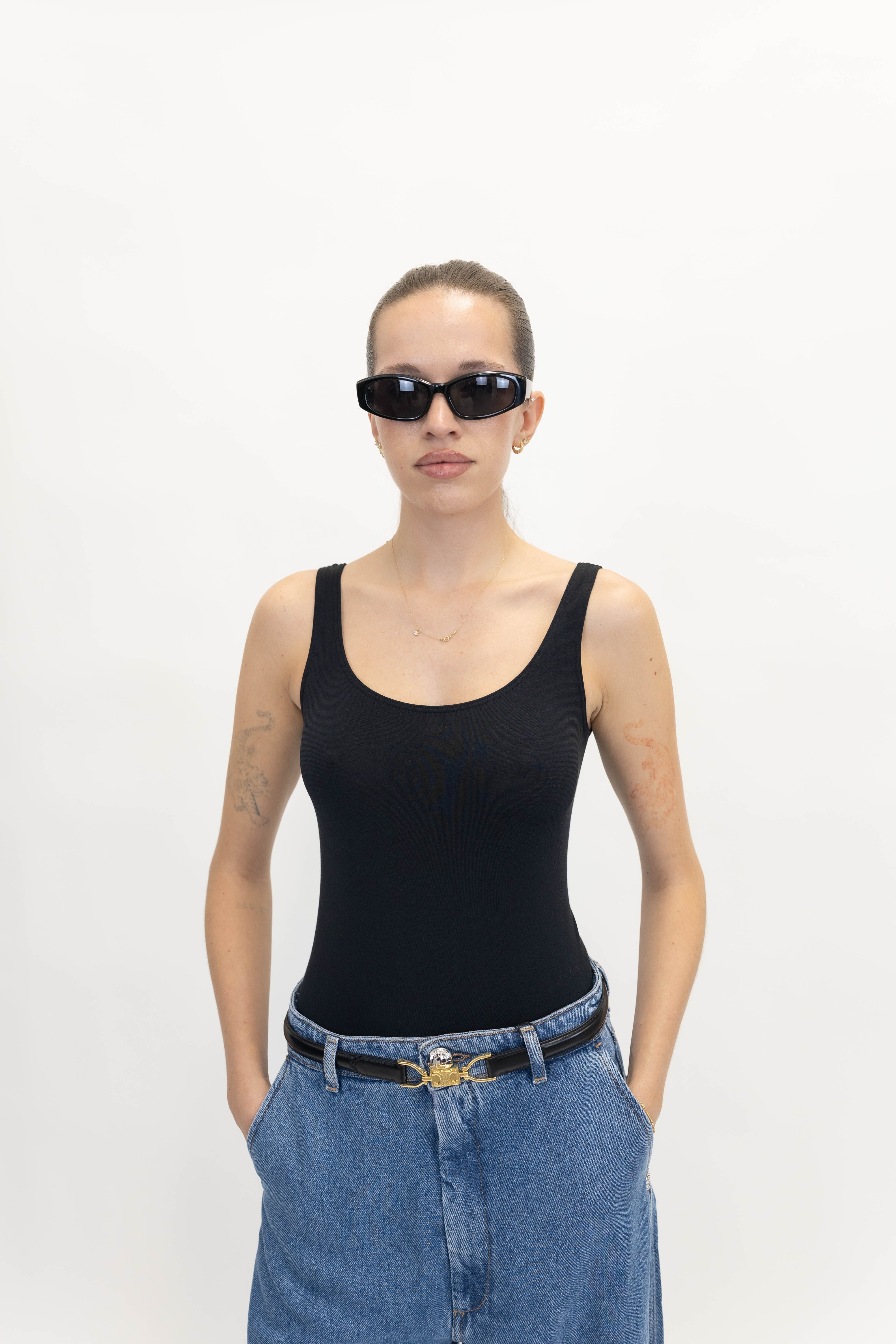 JAMAIKA BODY IN BLACK BODYSUIT WOLFORD 
