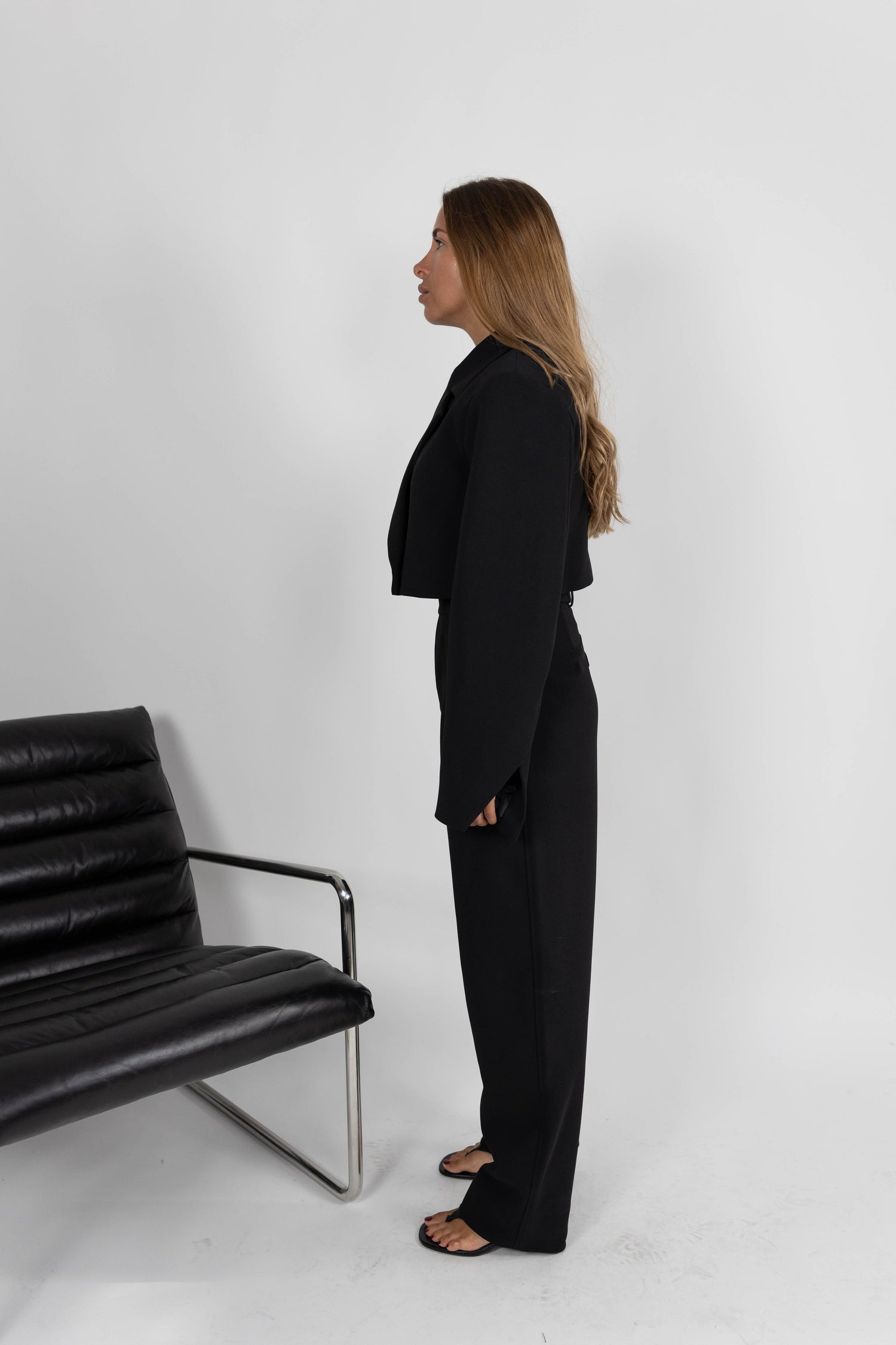 JONOS CROPPED HEAVY BLAZER BLAZER KURE 