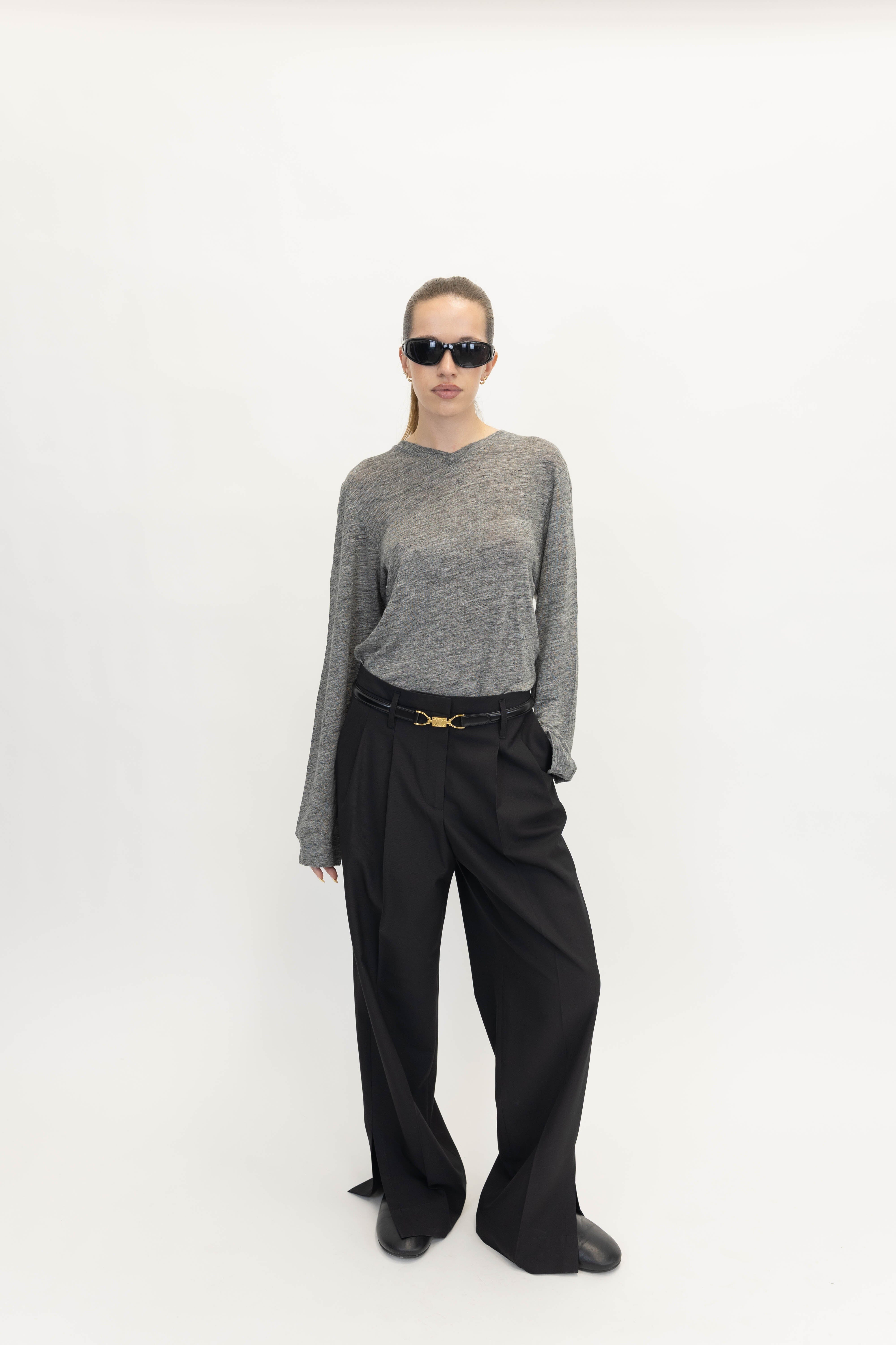 IRO SELHY T-SHIRTH EATHER IN CEMENT T-SHIRT IRO 