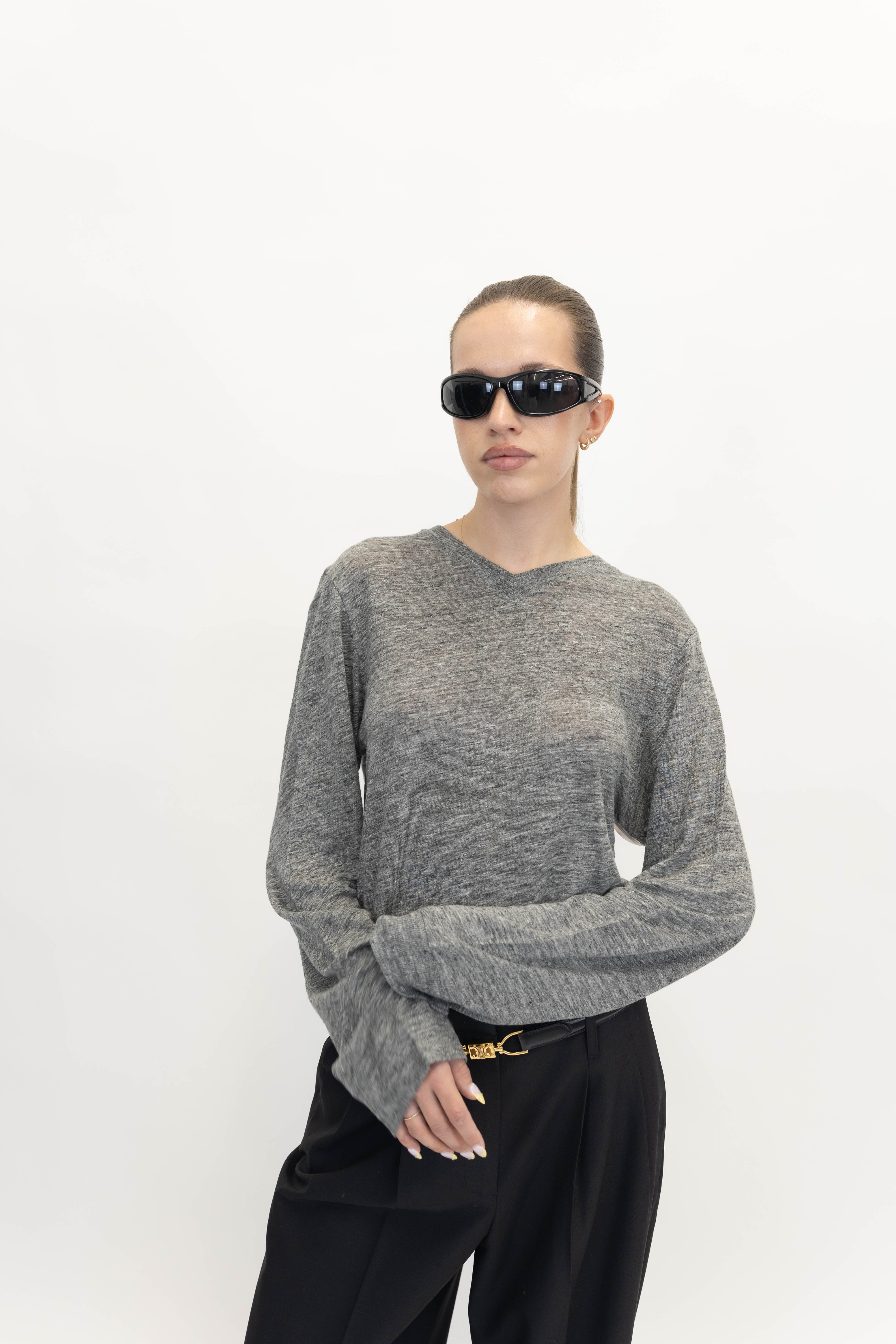 IRO SELHY T-SHIRTH EATHER IN CEMENT T-SHIRT IRO 