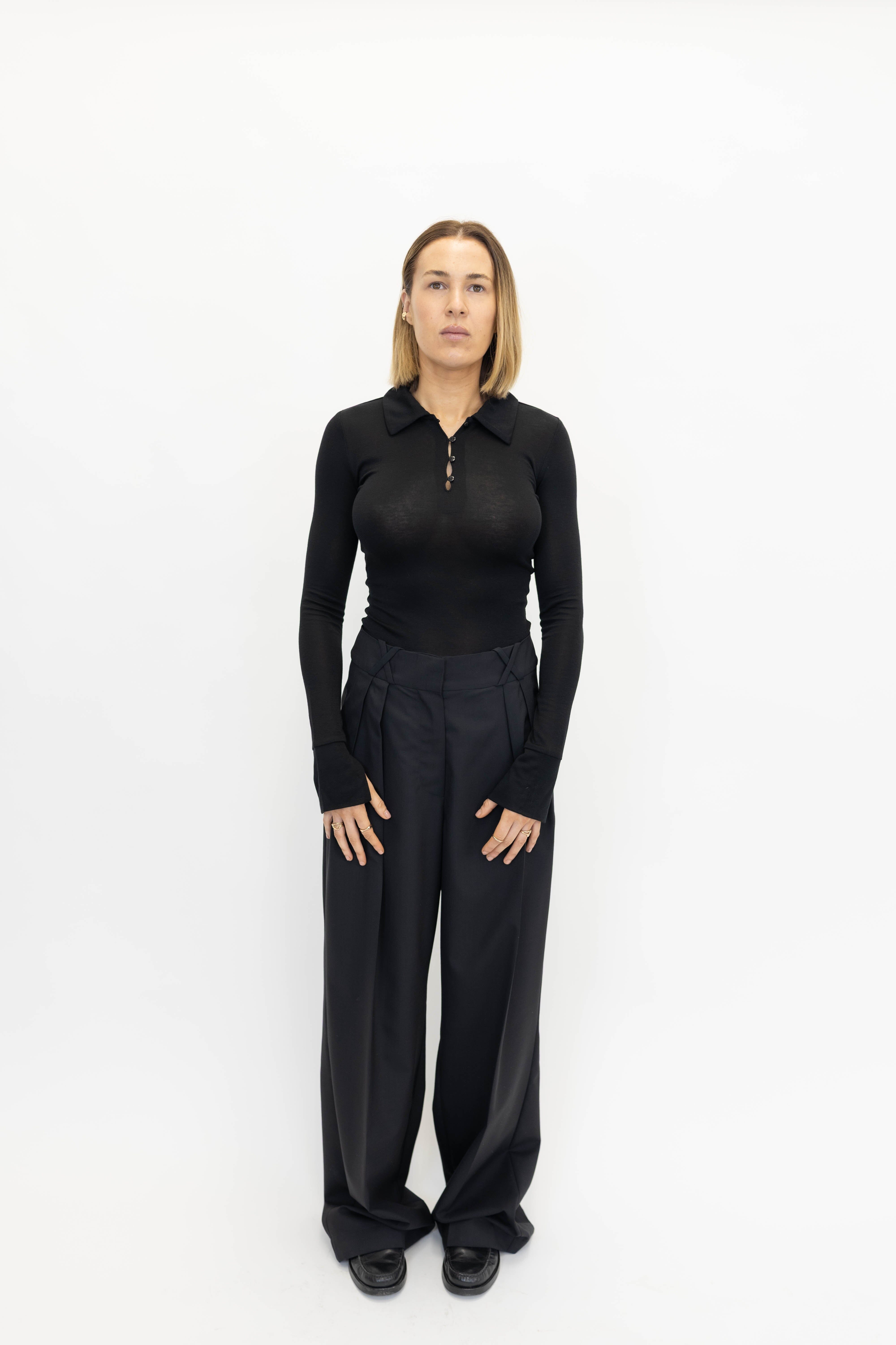 FRANSJE LOOSE FIT TAILORED PANTS PANTS ROHE 