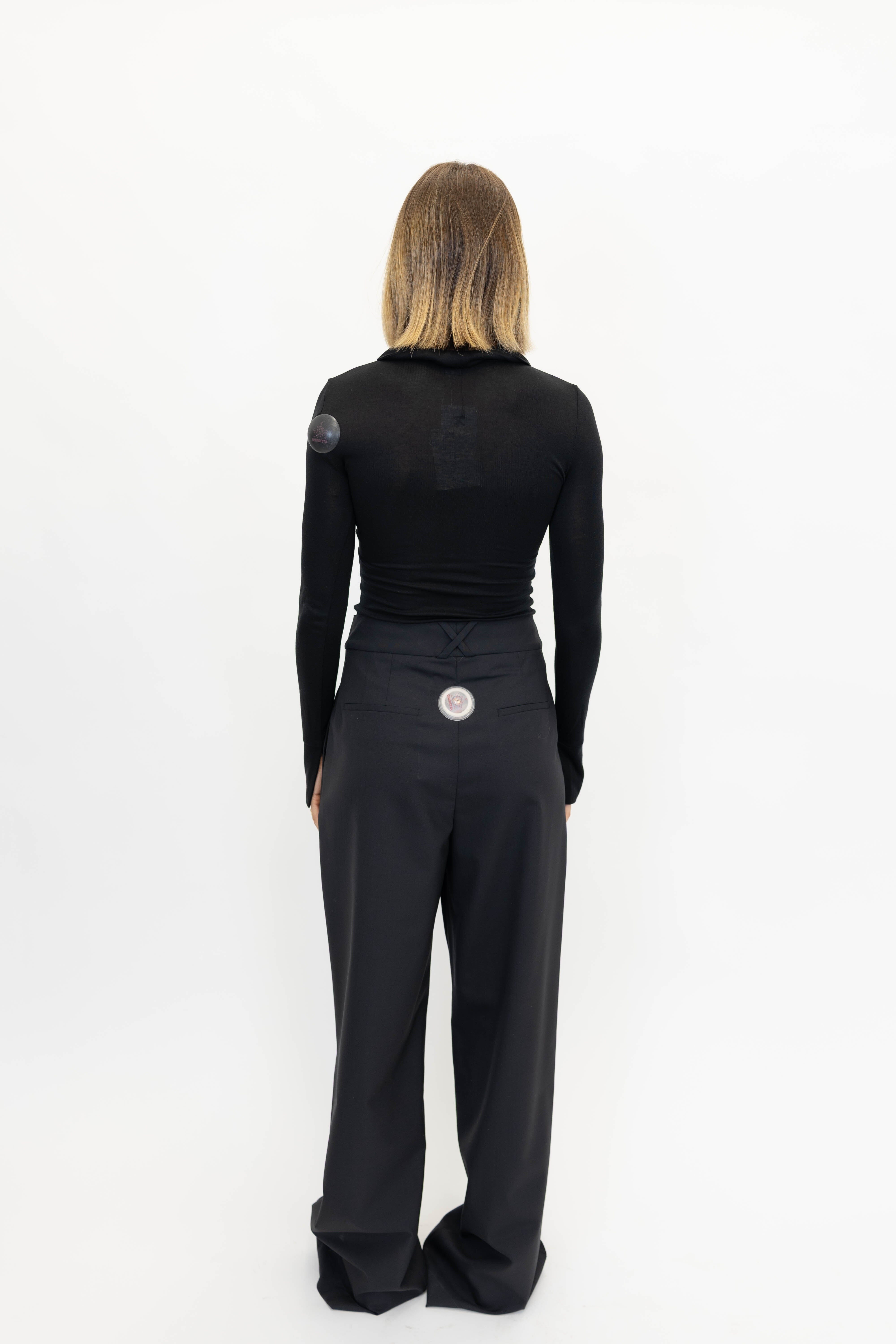 FRANSJE LOOSE FIT TAILORED PANTS PANTS ROHE 