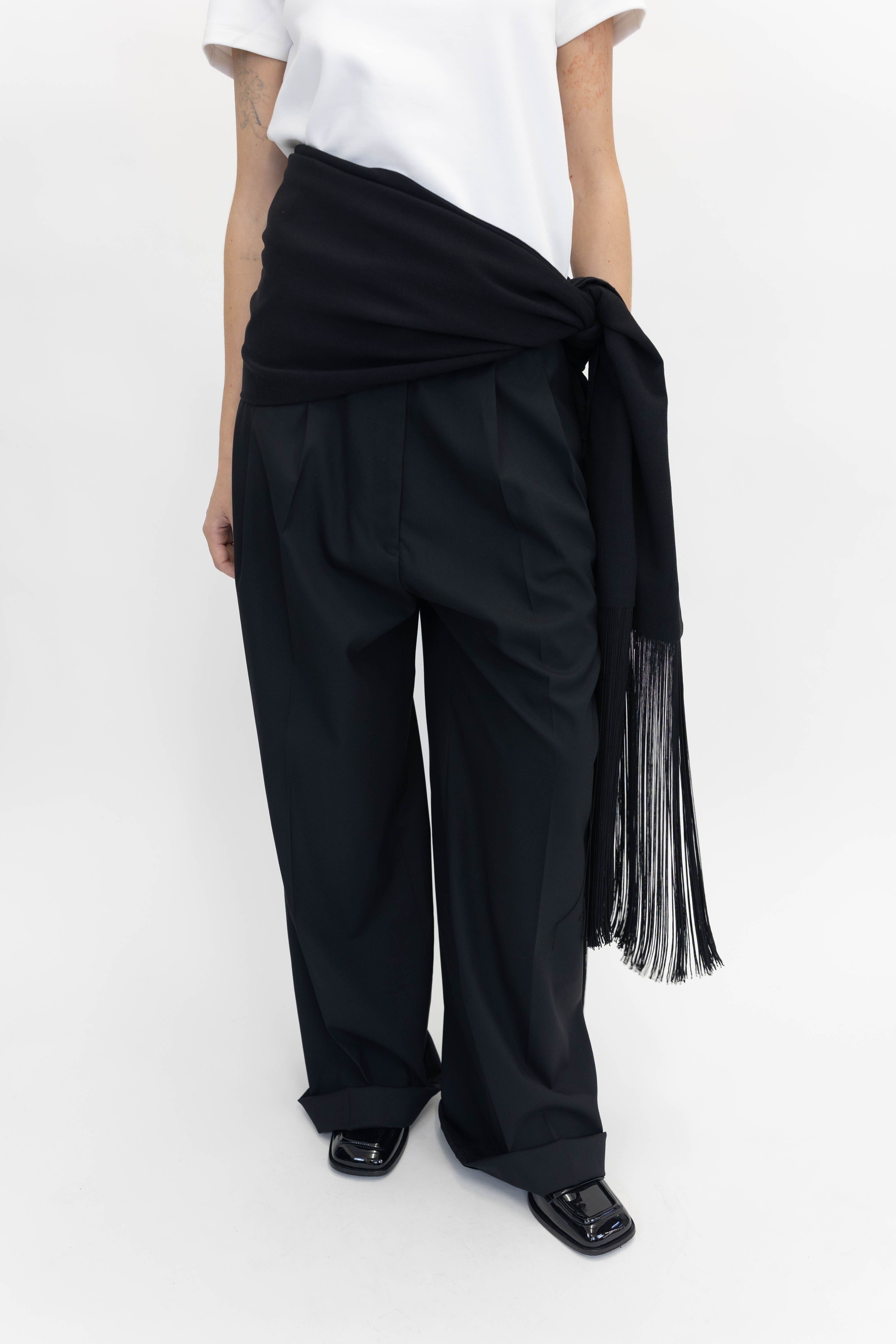 FRINGE MAXI SCARF SCARF STUDIO CUT 