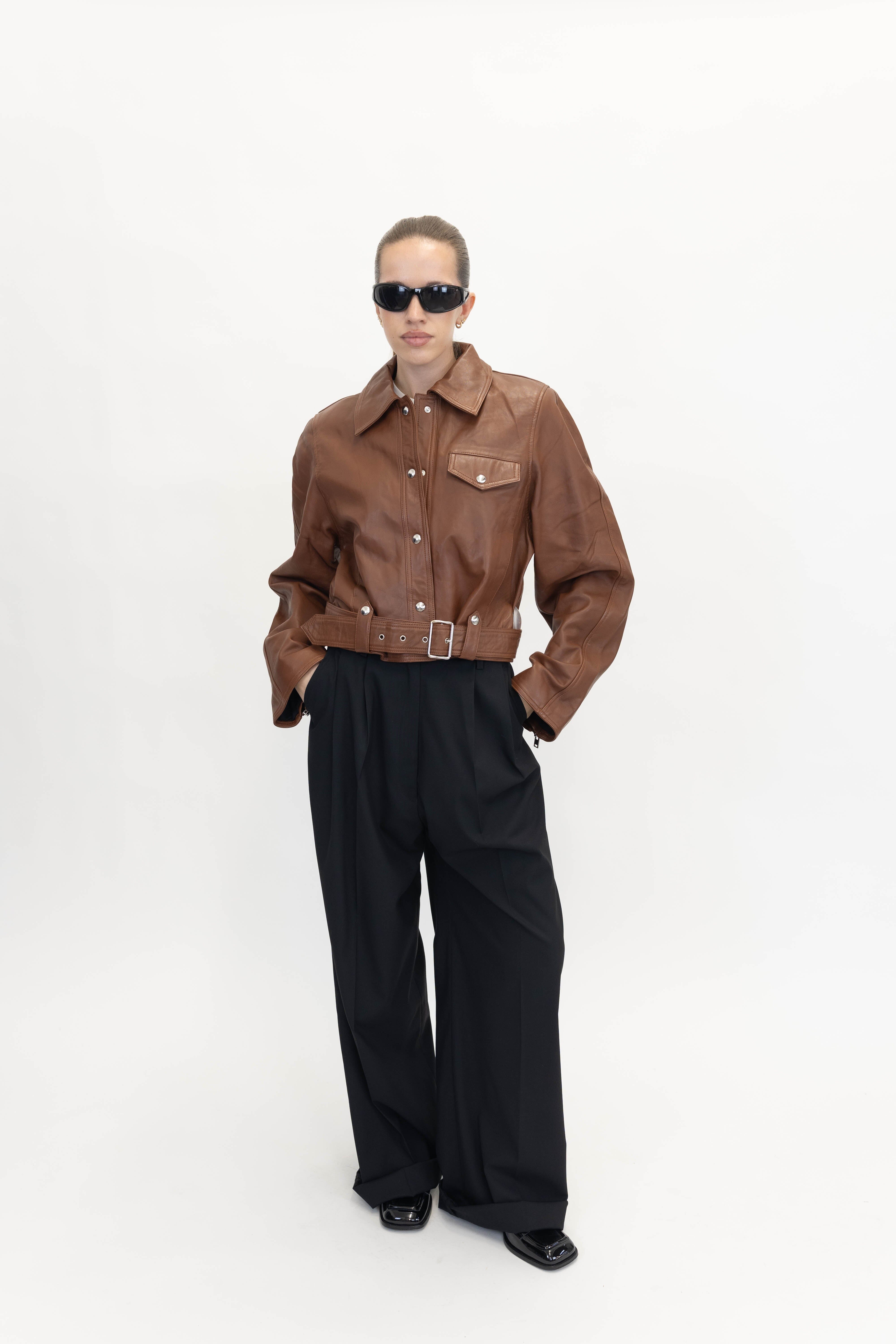 RAPHA LEATHER JACKET JACKET IRO 
