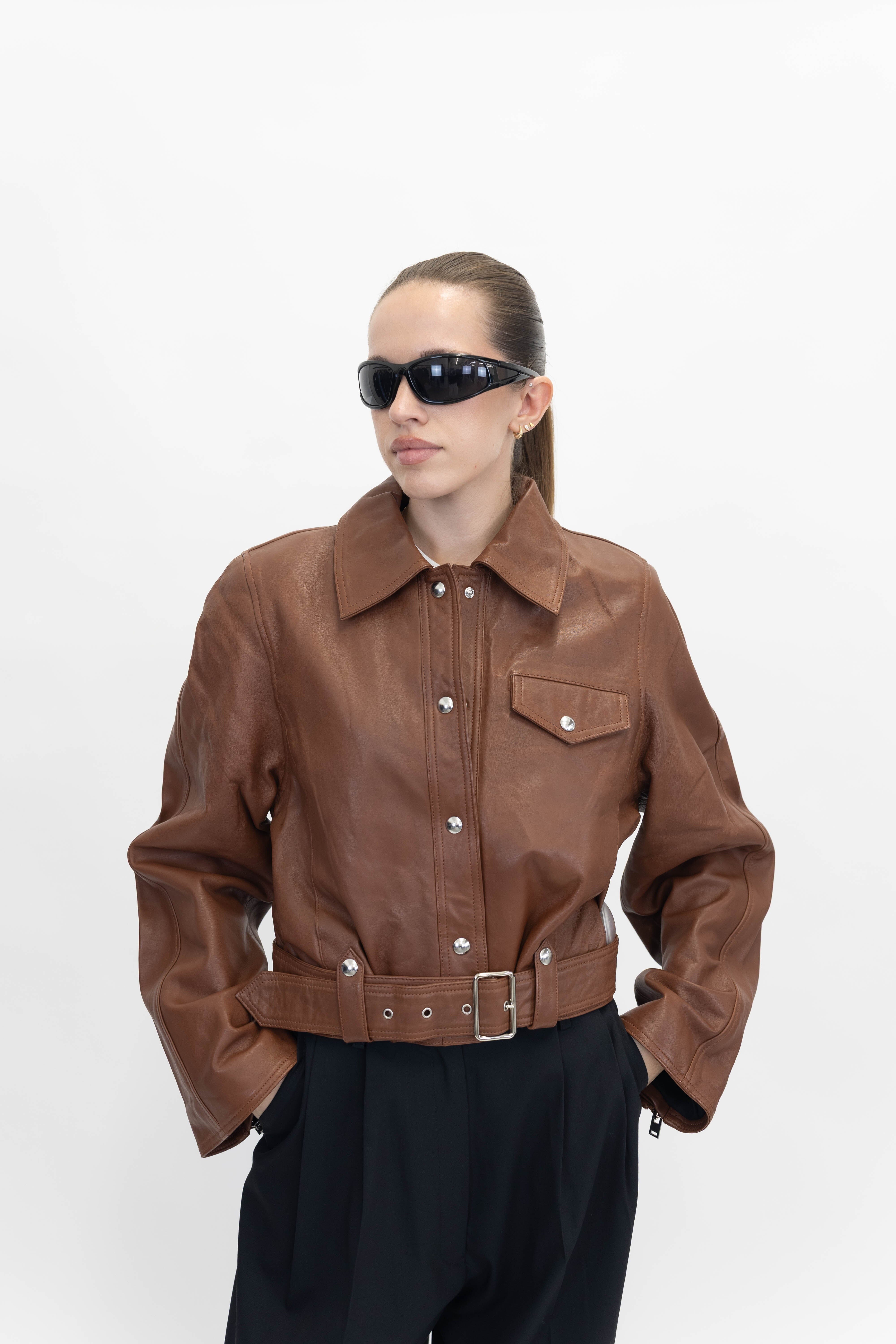 RAPHA LEATHER JACKET JACKET IRO 