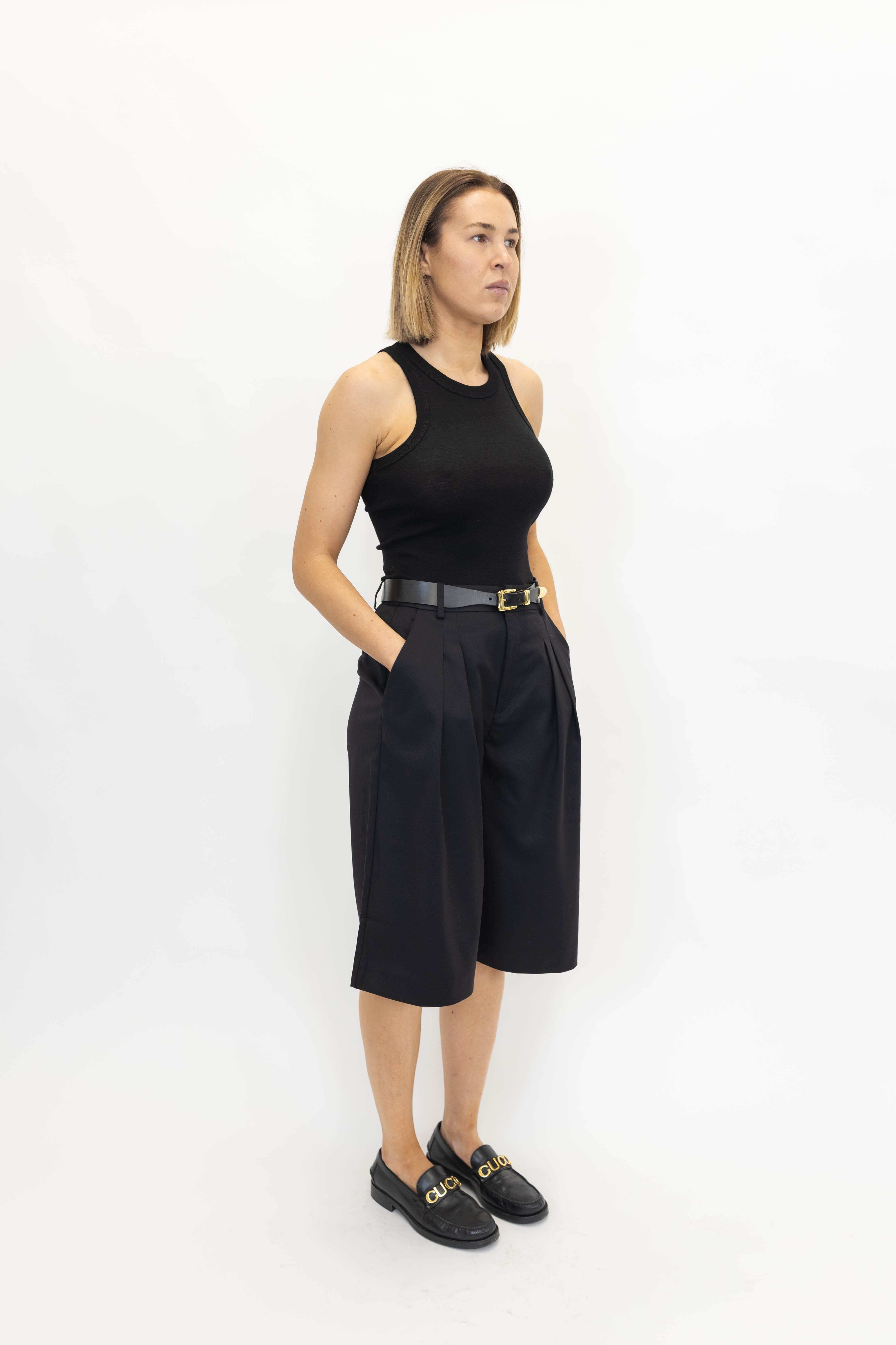 HEMP TANK TOP IN BLACK TOP ROHE 