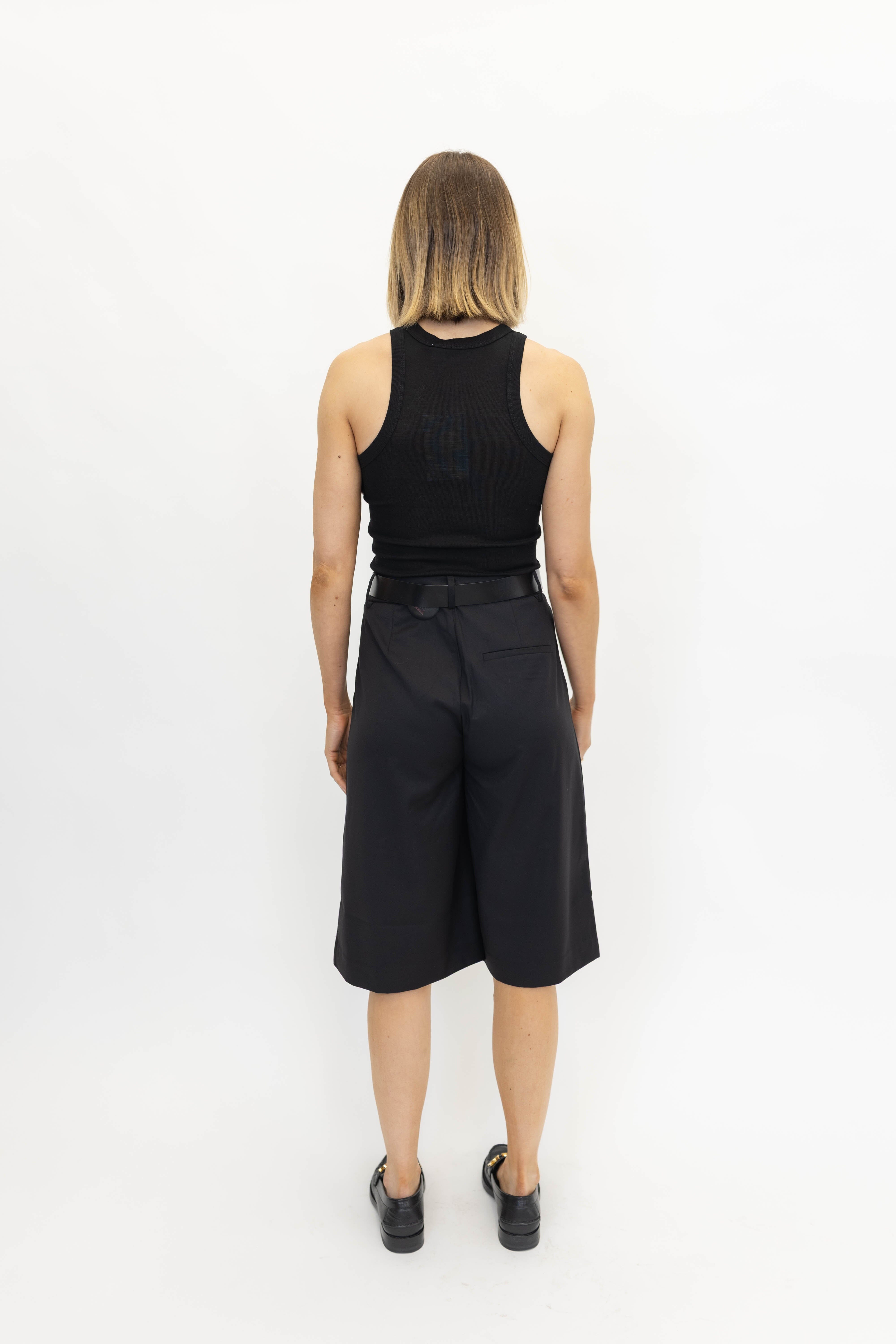 HEMP TANK TOP IN BLACK TOP ROHE 