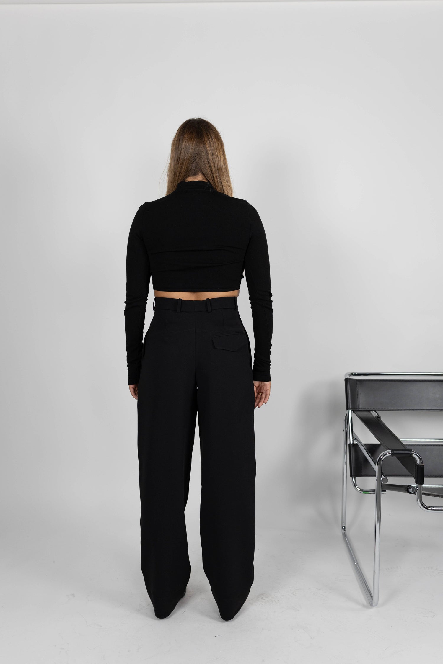 PSALM BOYISH HEAVY CREPE PANTS PANTS KURE 