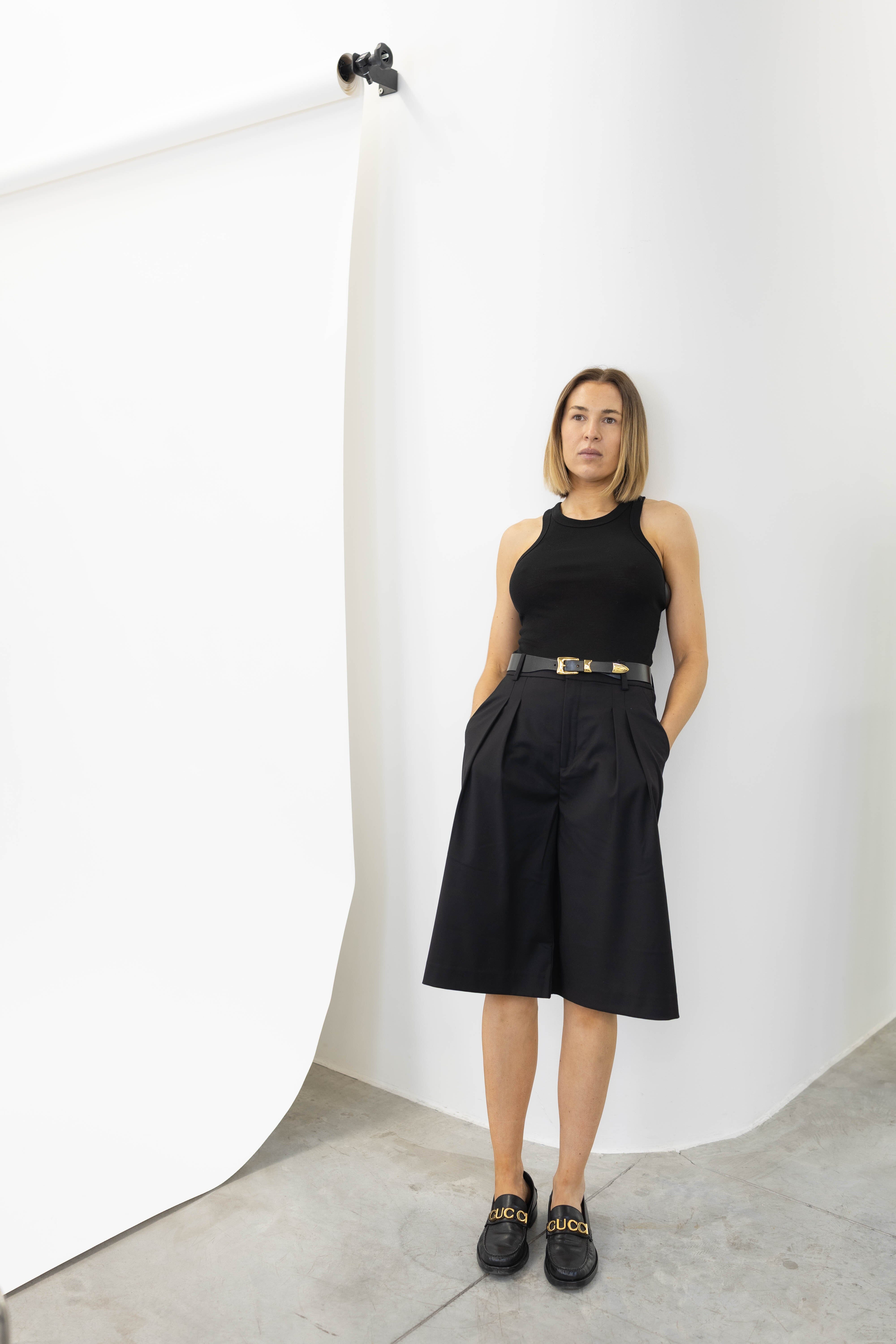 PAULA WIDE SHORTS SHORT GESTUZ 