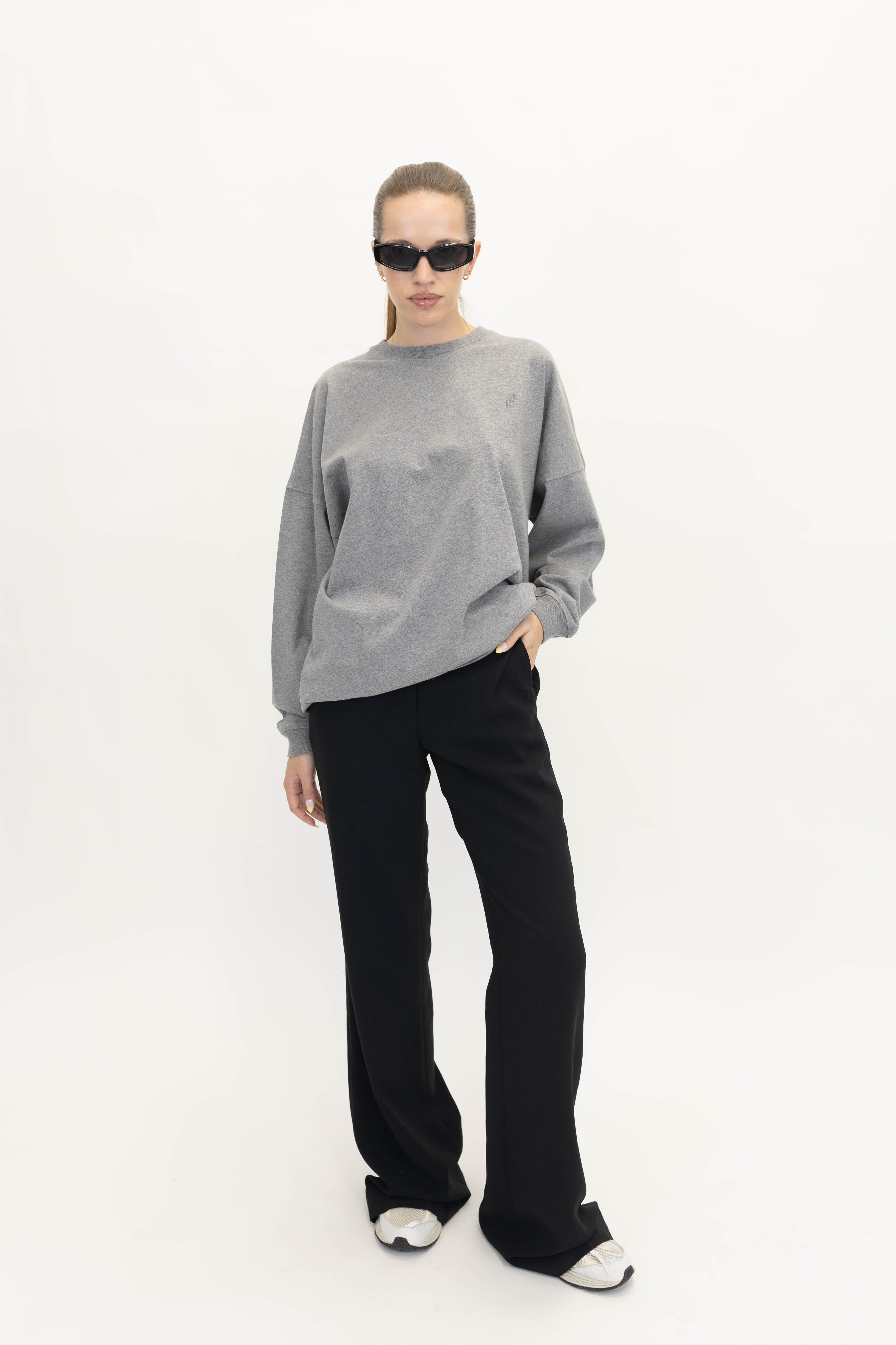 CARALA SWEATSHIRT IN GREY SWEATSHIRT BY MALENE BIRGER 