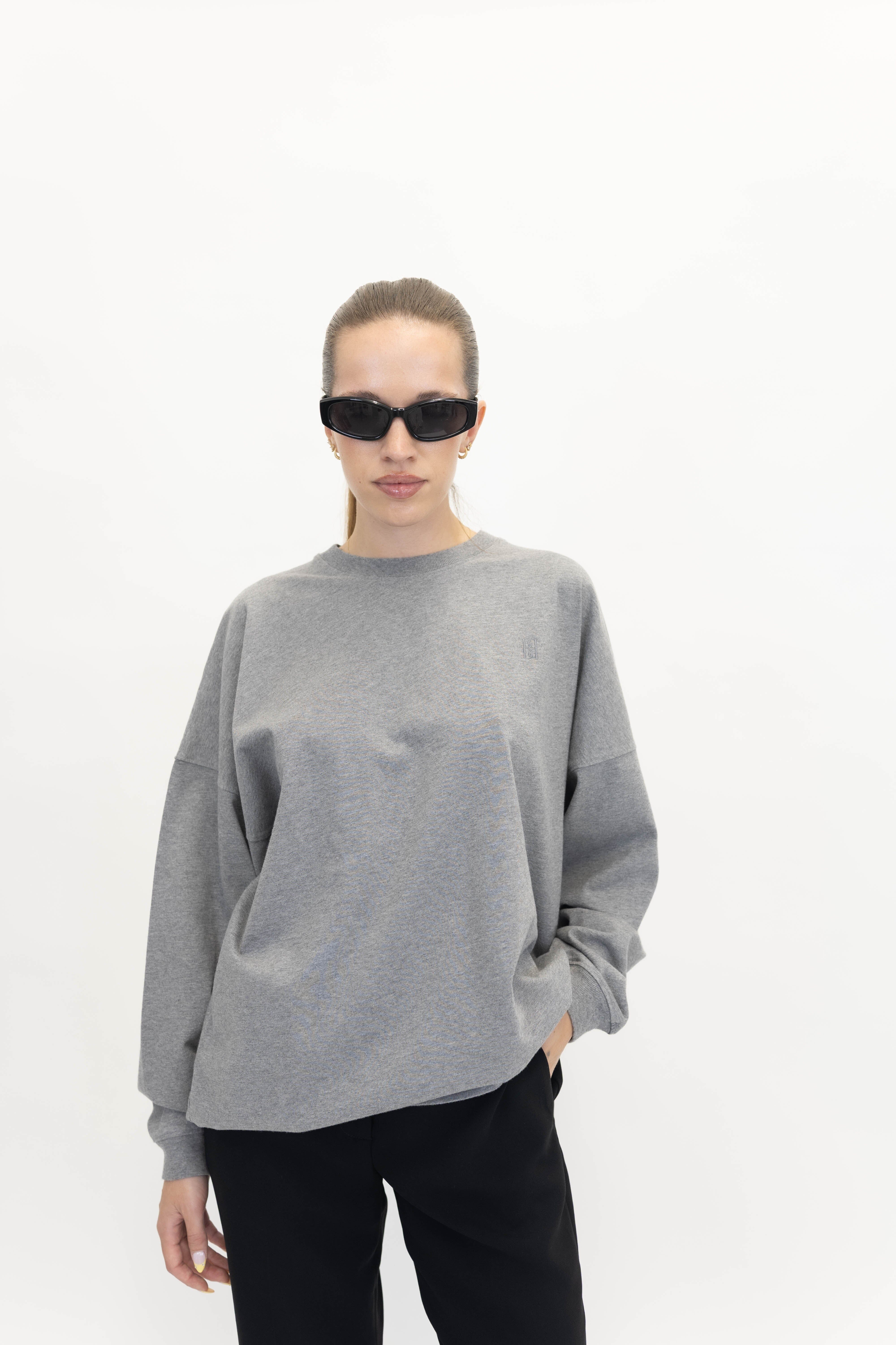 CARALA SWEATSHIRT IN GREY SWEATSHIRT BY MALENE BIRGER 