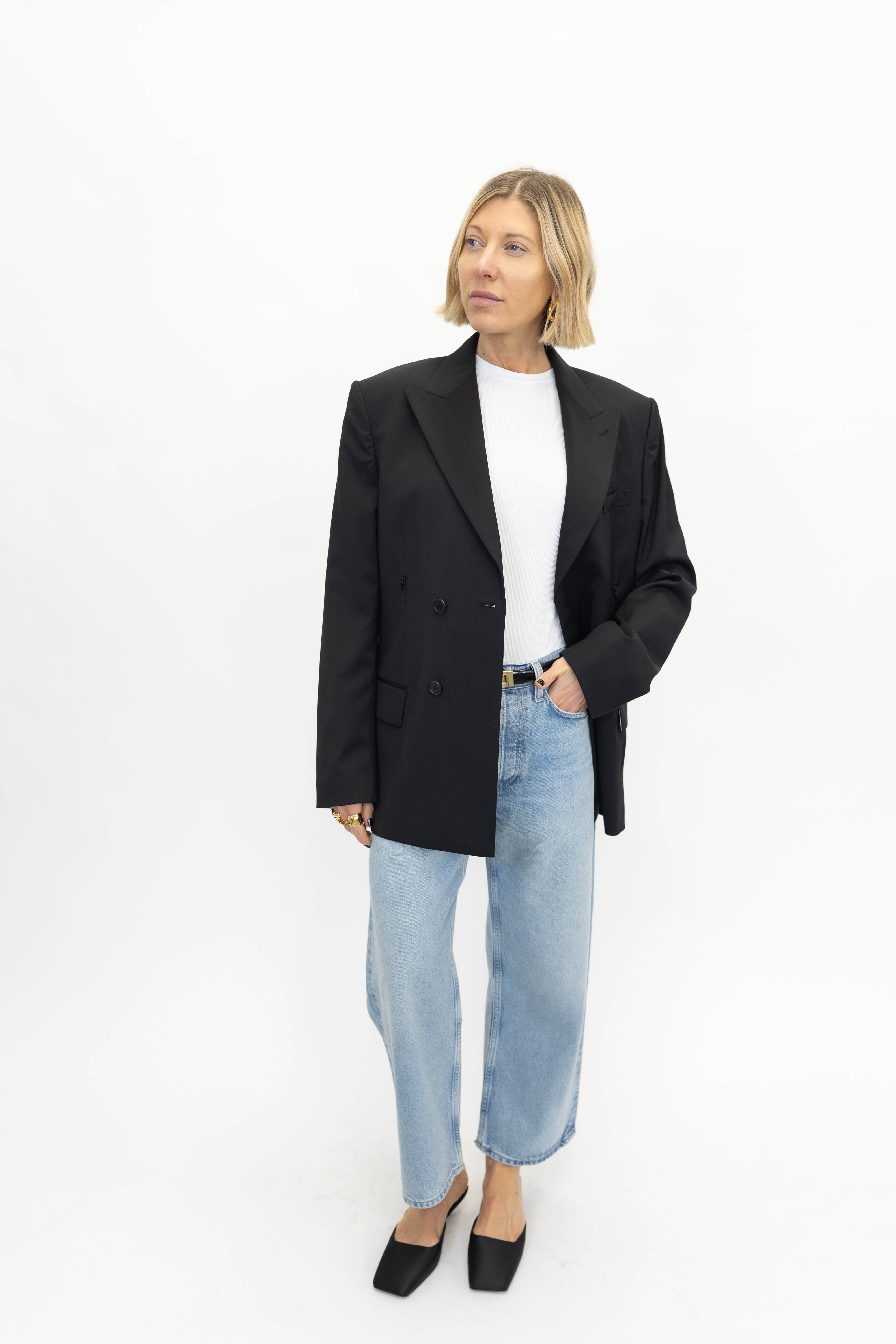 THE CHIC AND MINIMALIST BLAZER JACKET HELMUT LANG 
