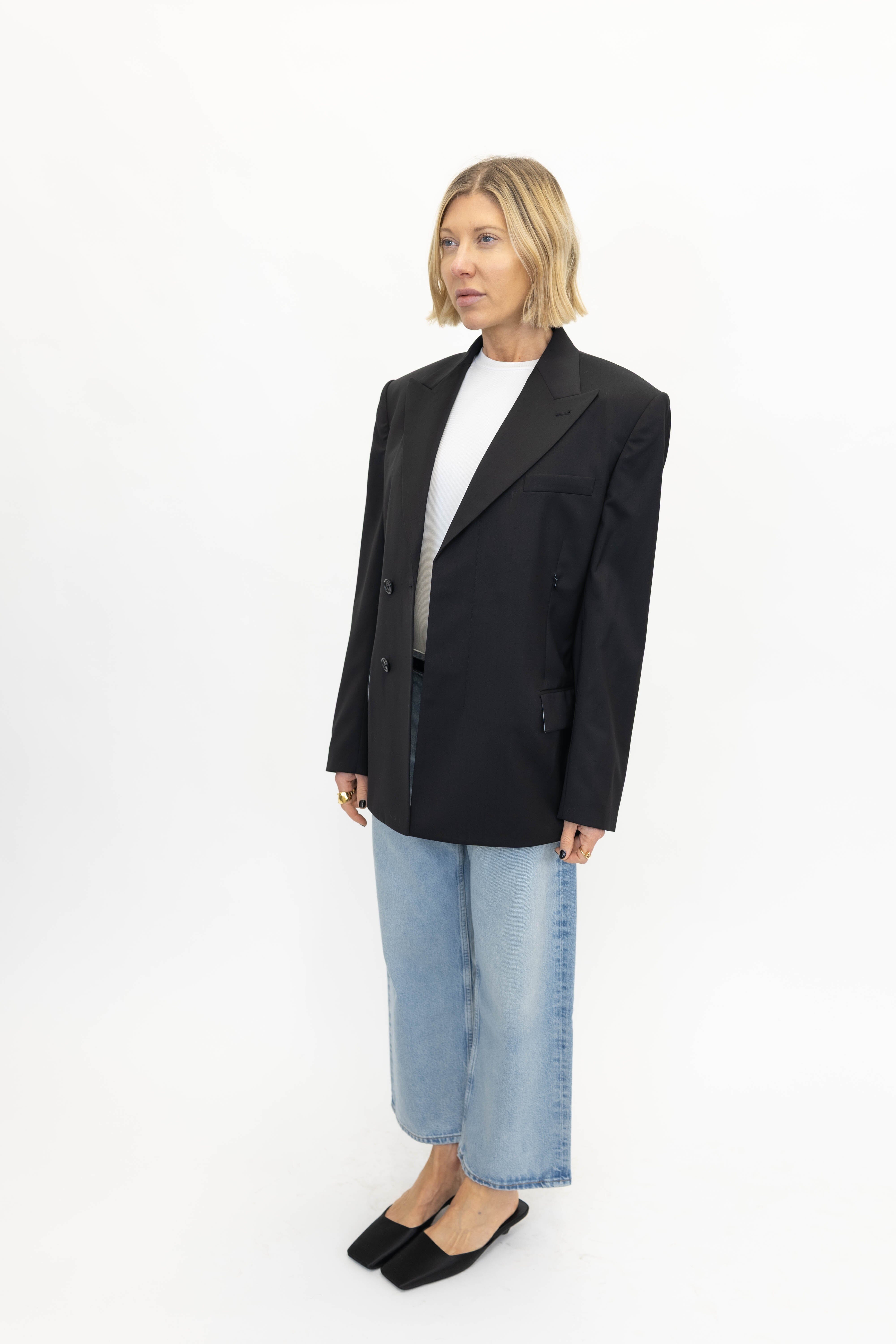 THE CHIC AND MINIMALIST BLAZER JACKET HELMUT LANG 