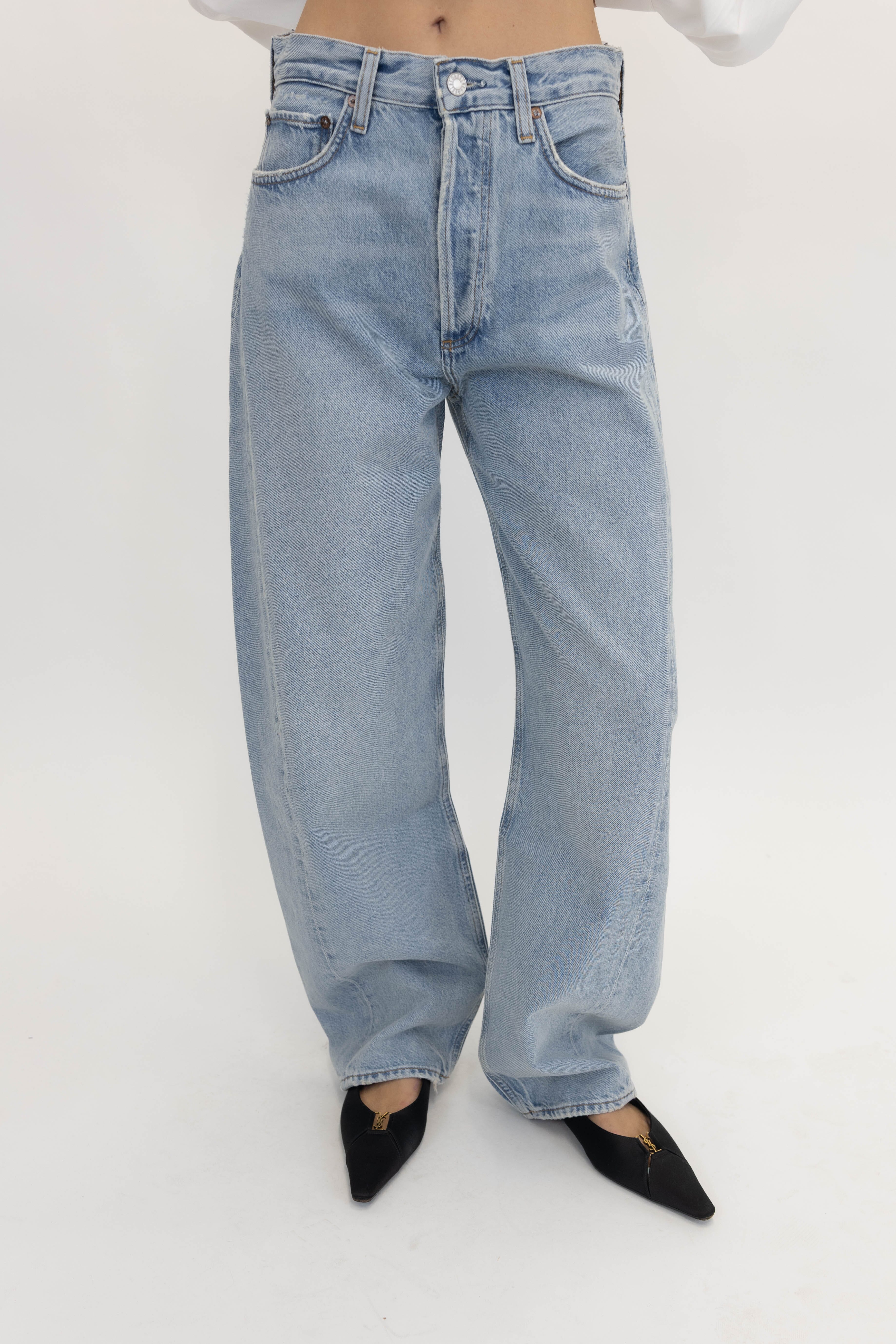 LUNA HIGH RISE TAPER IN ADDITION JEANS AGOLDE 