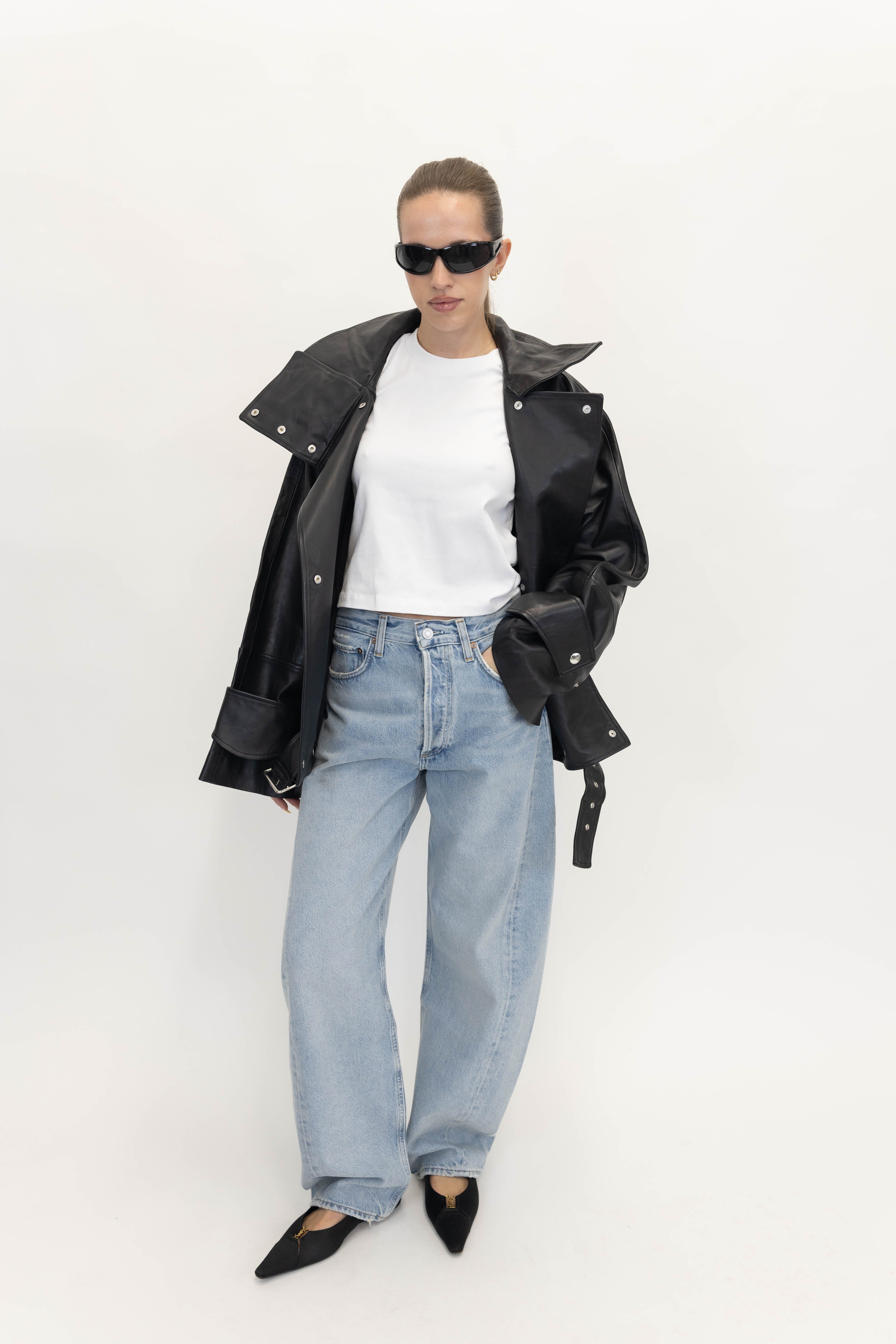 LUNA HIGH RISE TAPER IN ADDITION JEANS AGOLDE 
