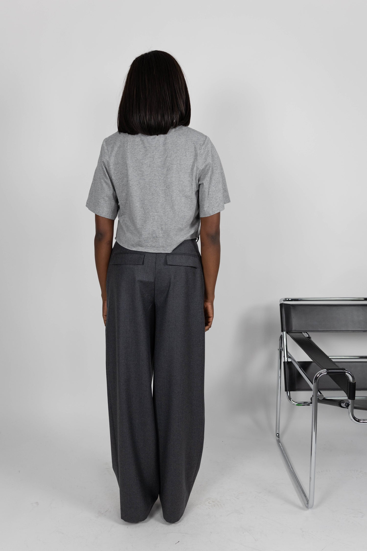 ELI BASIC PADDED T-SHIRT GREY TSHIRT KURE 