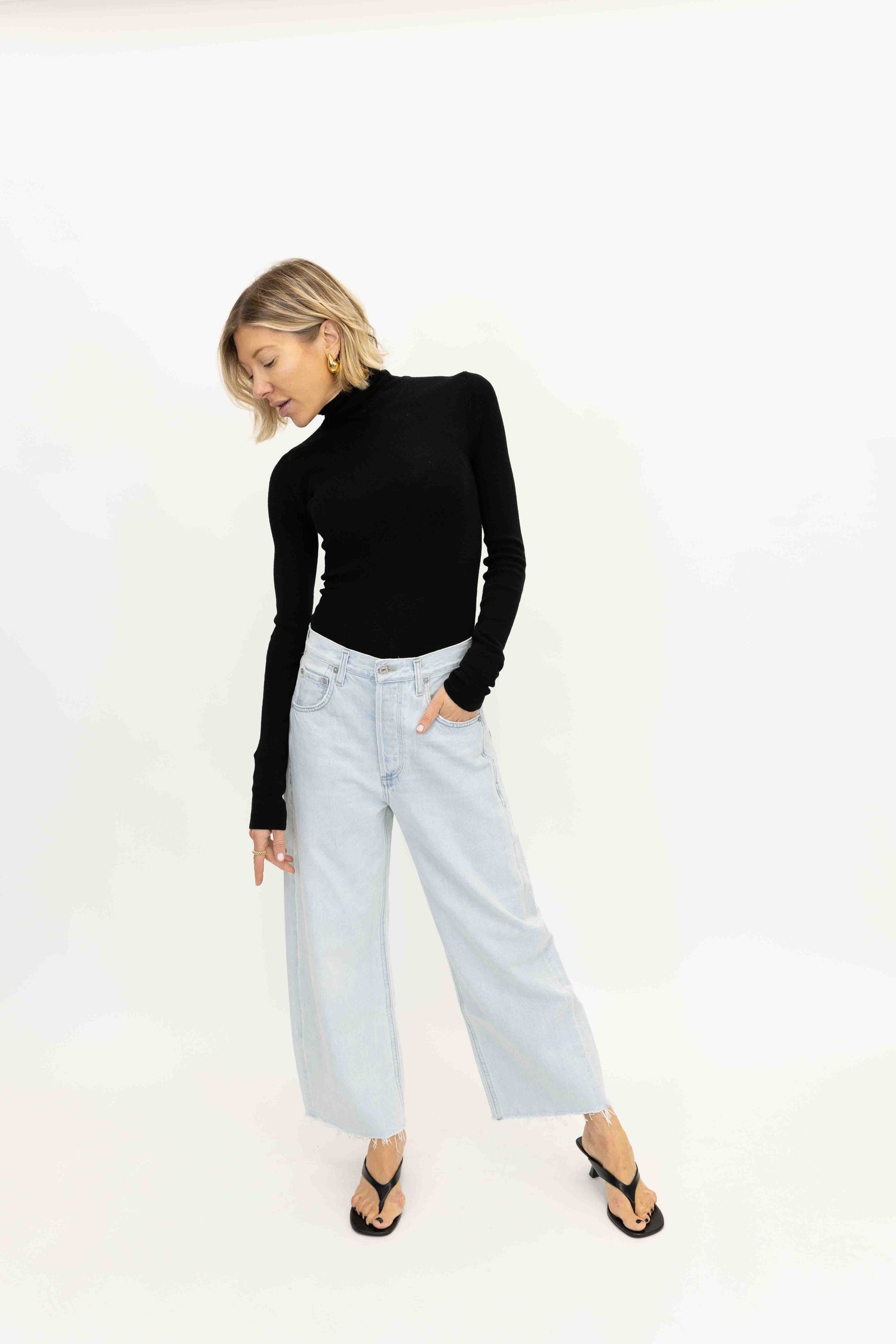 AYLA CROP IN ALLIER JEANS CITIZENS OF HUMANITY 