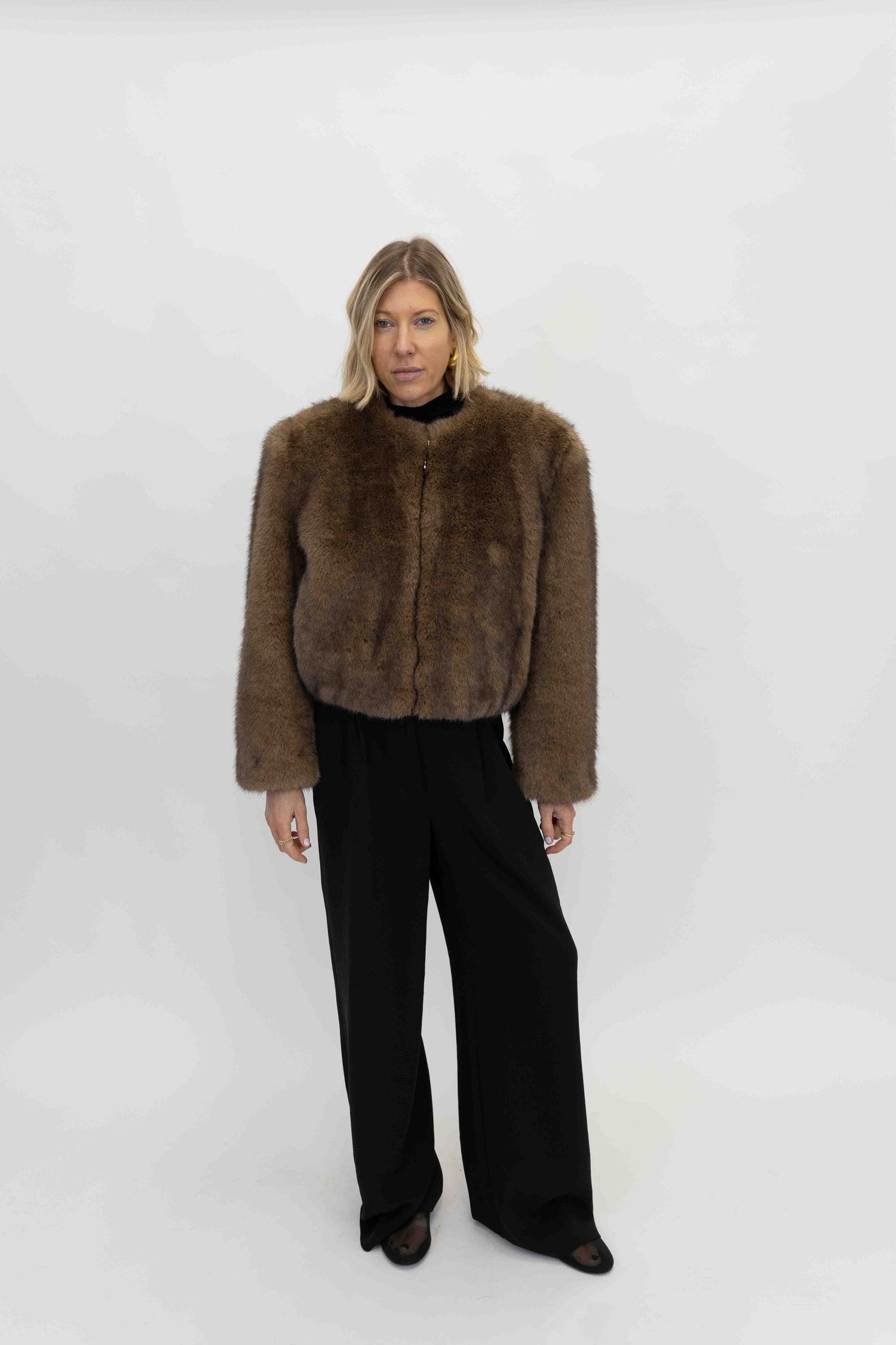 KARLY JACKET IN NATURAL JACKET STAND STUDIO 