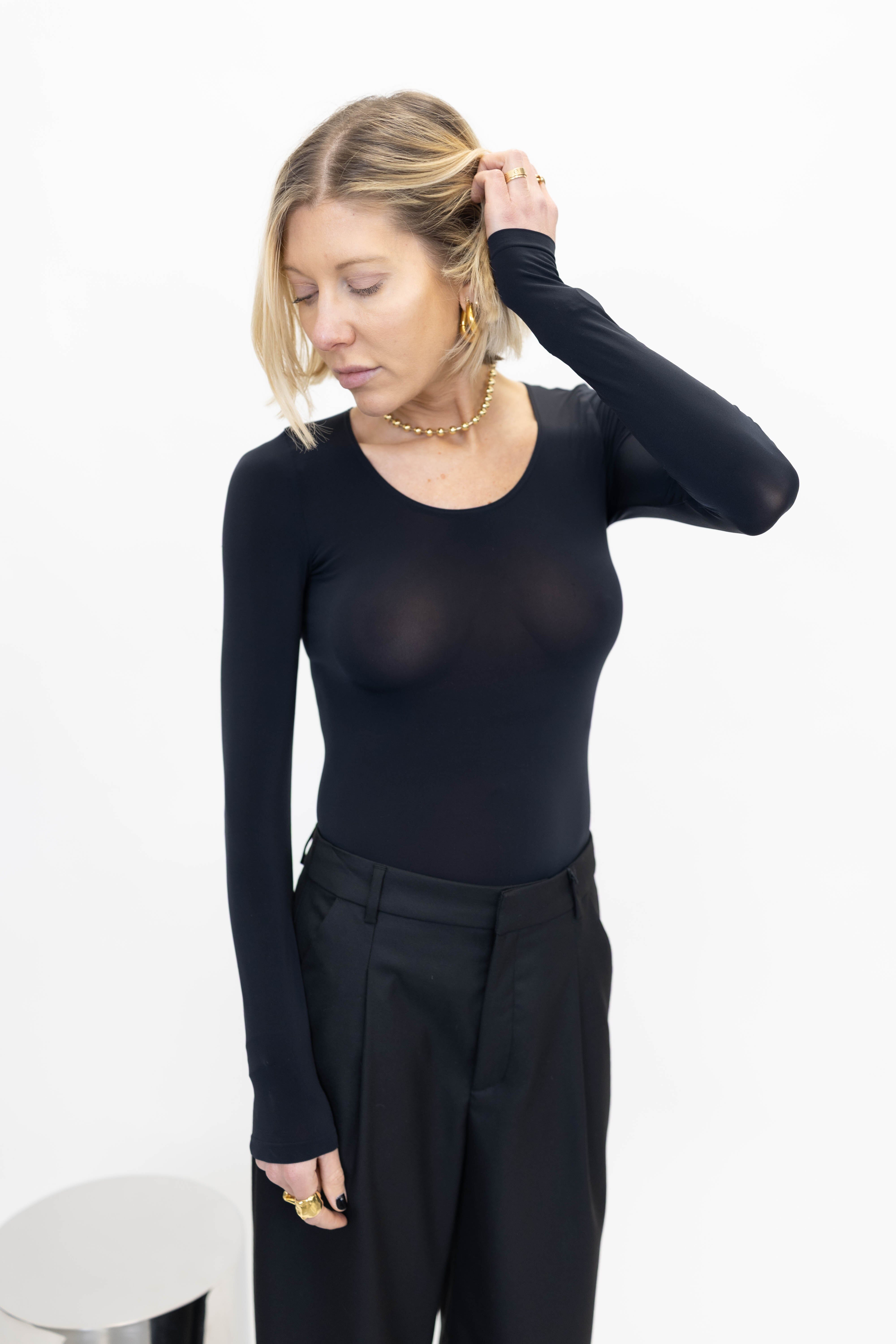 BUENOS AIRES STRING BODY BLACK BODY WOLFORD 