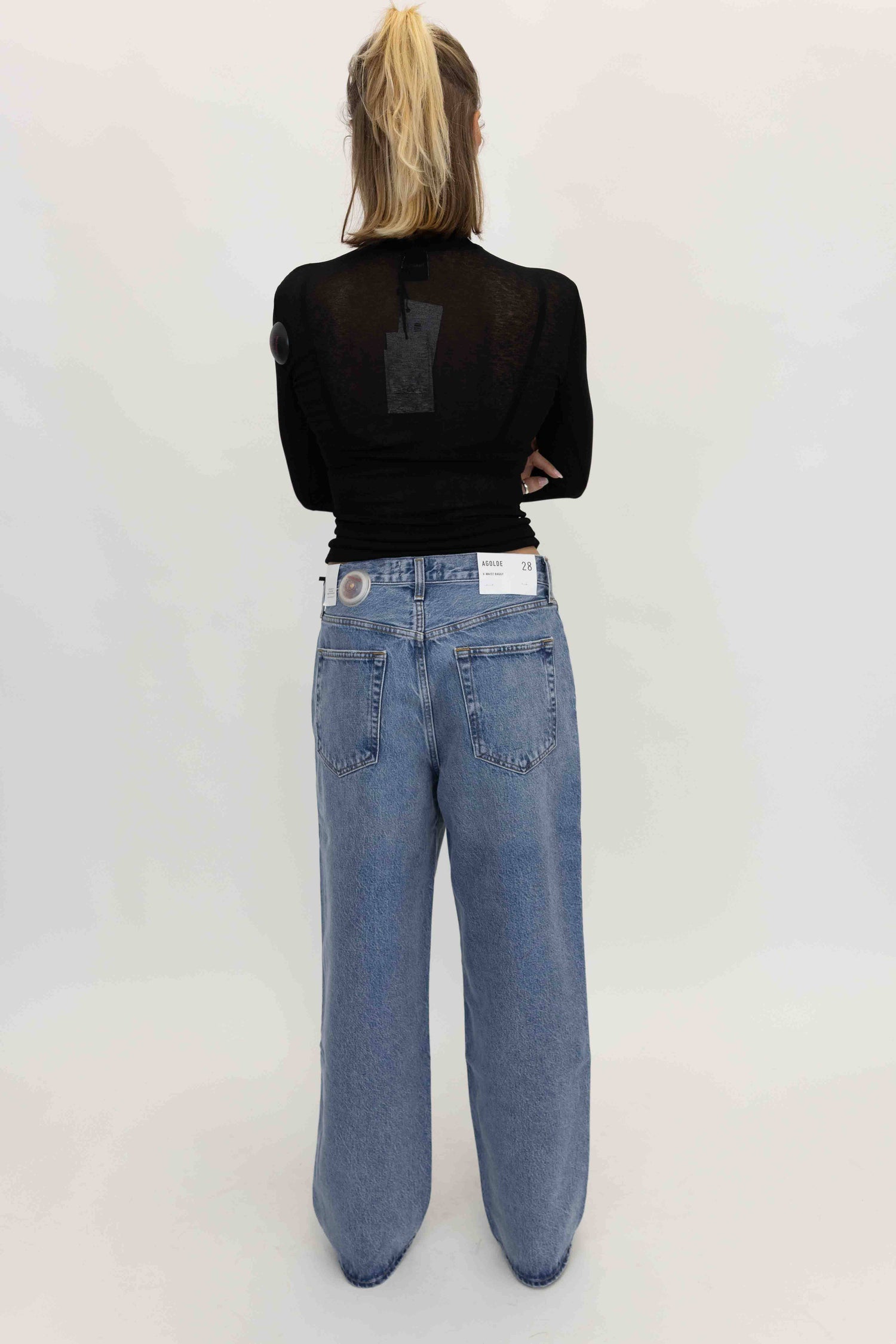 V-WAIST BAGGY JEANS IN FAIRWAY JEANS AGOLDE 