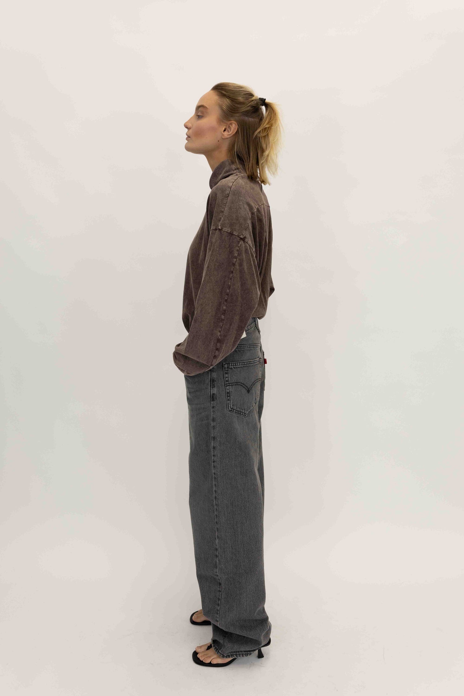BAGGY DAD JEANS IN WHAT ONCE WAS JEANS LEVIS 