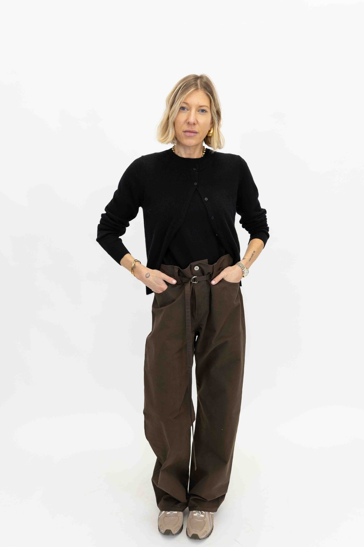 ROSELLE KNIT CARDIGAN IN BLACK CARDIGAN HERSKIND 