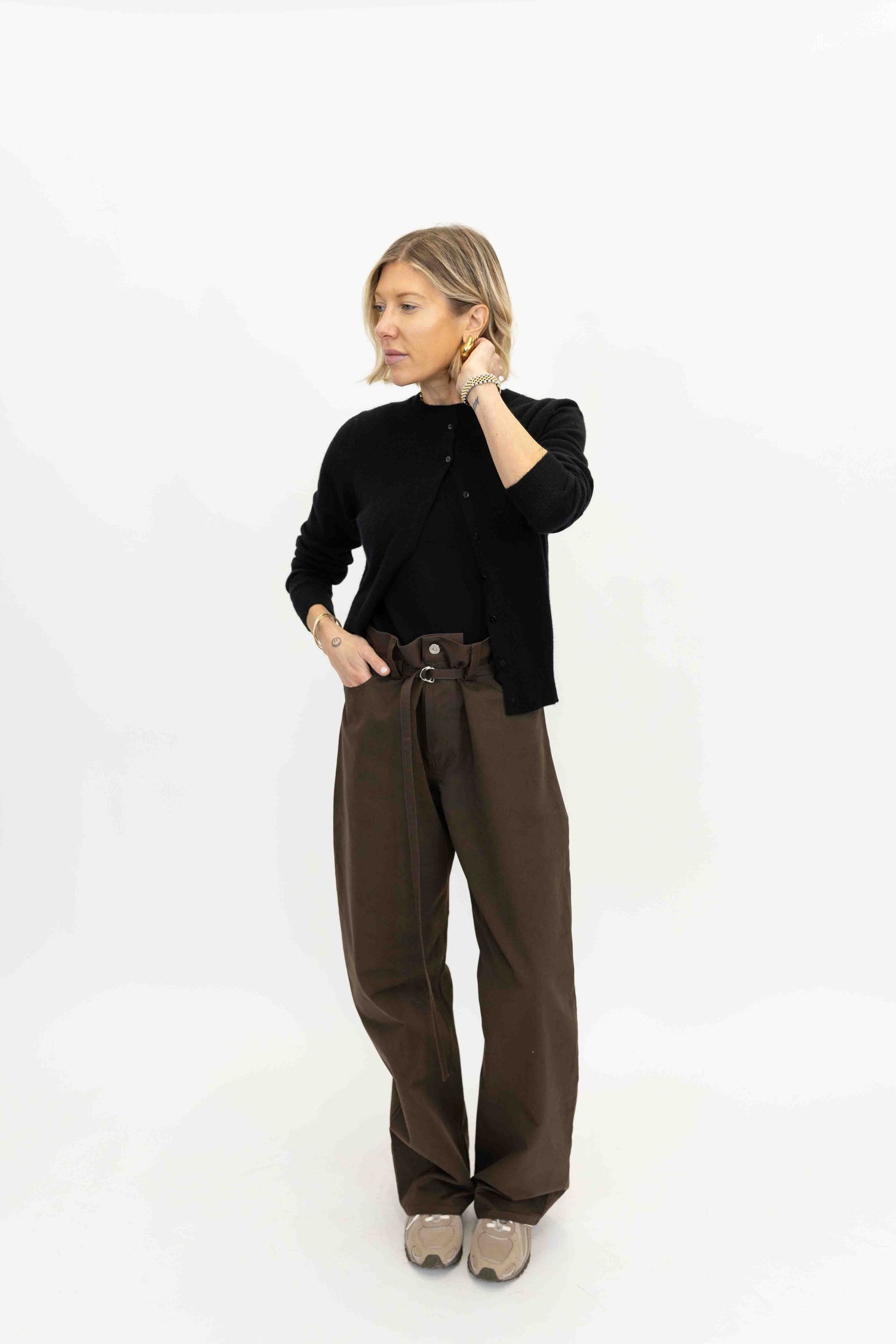 ROSELLE KNIT CARDIGAN IN BLACK CARDIGAN HERSKIND 