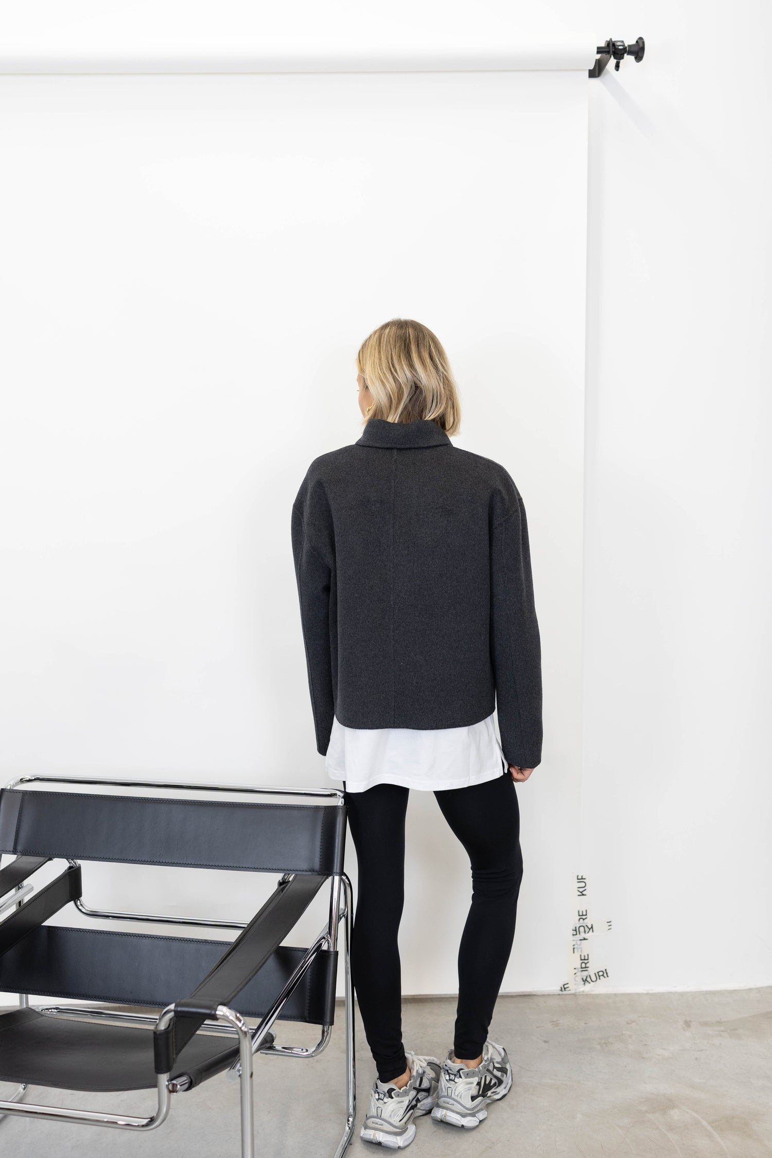 COLLINS JACKET IN DARK GREY JACKET HERSKIND 