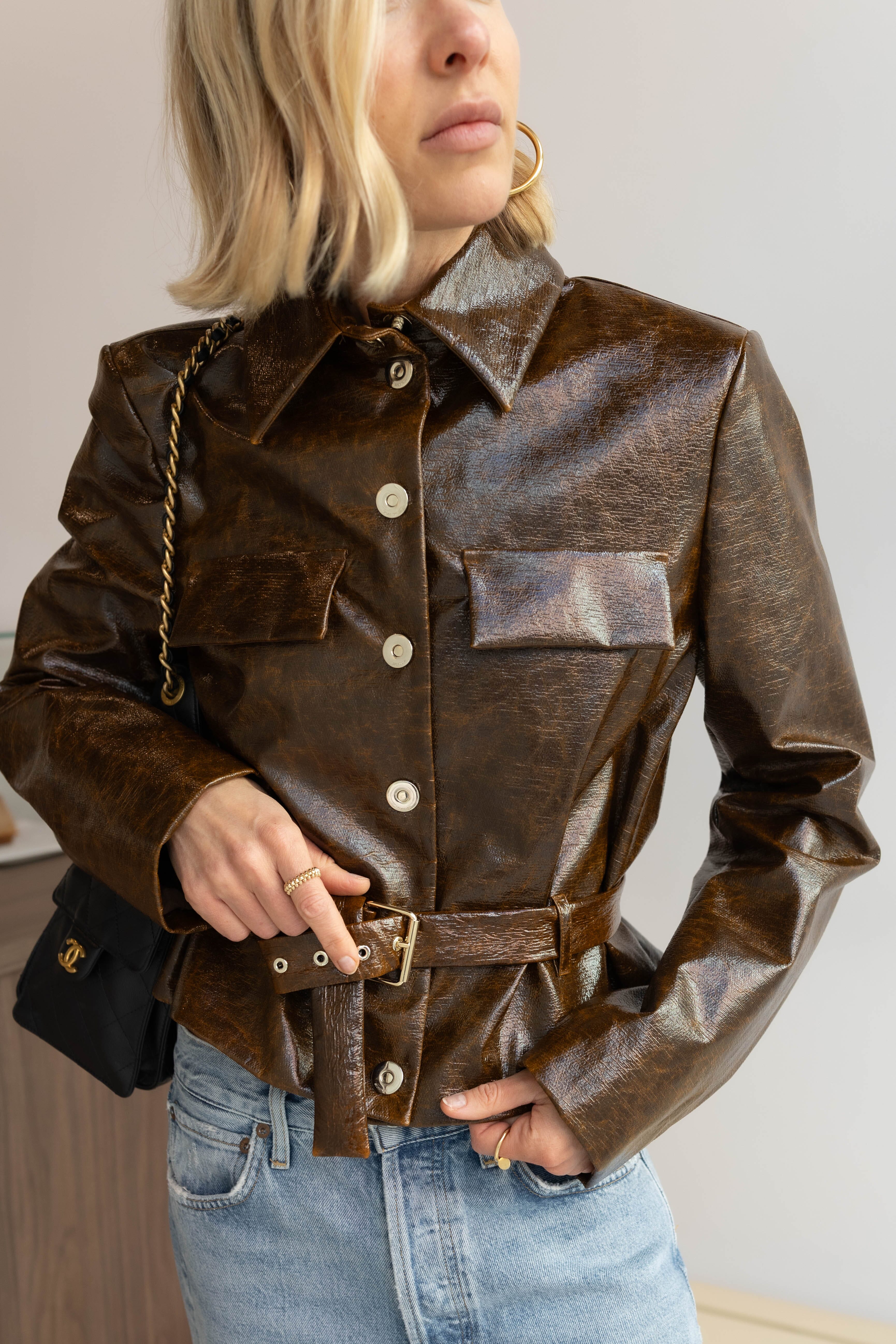 CANDITI JACKET IN BROWN JACKET MAXMARA 
