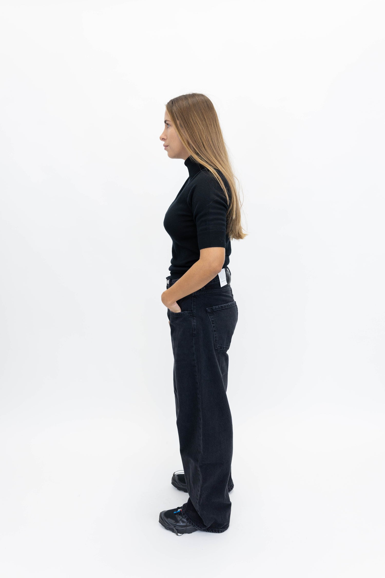 PERRY KNIT BLOUSE IN BLACK KNIT HERSKIND 