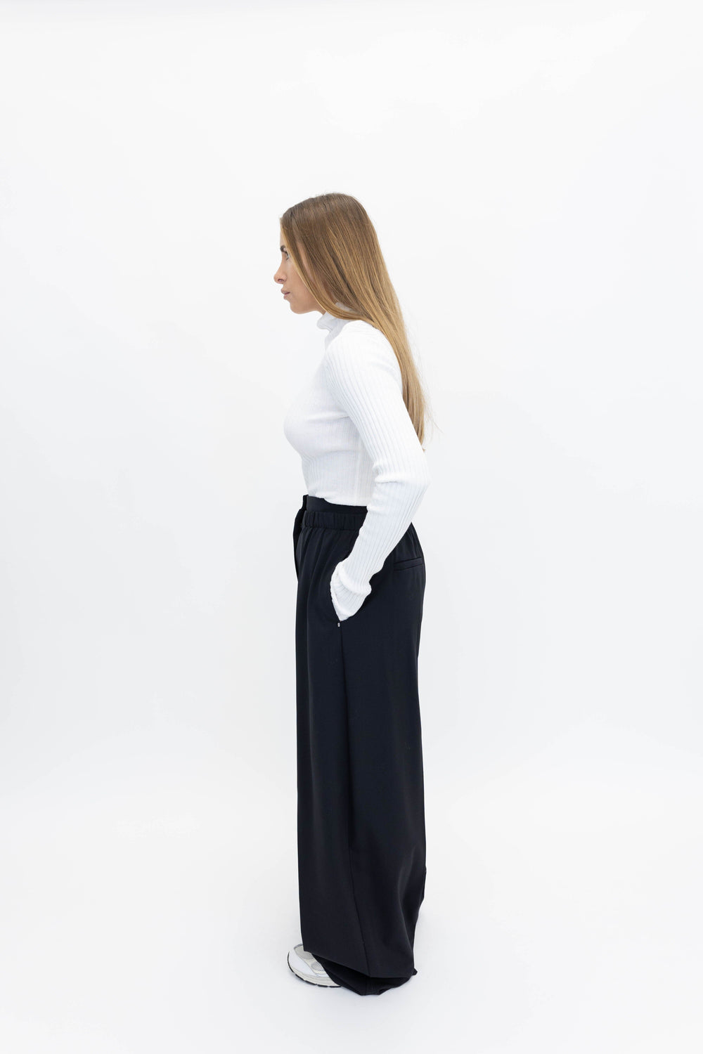 CLARE TURTLE NECK PULLOVER TOP ANINE BING 