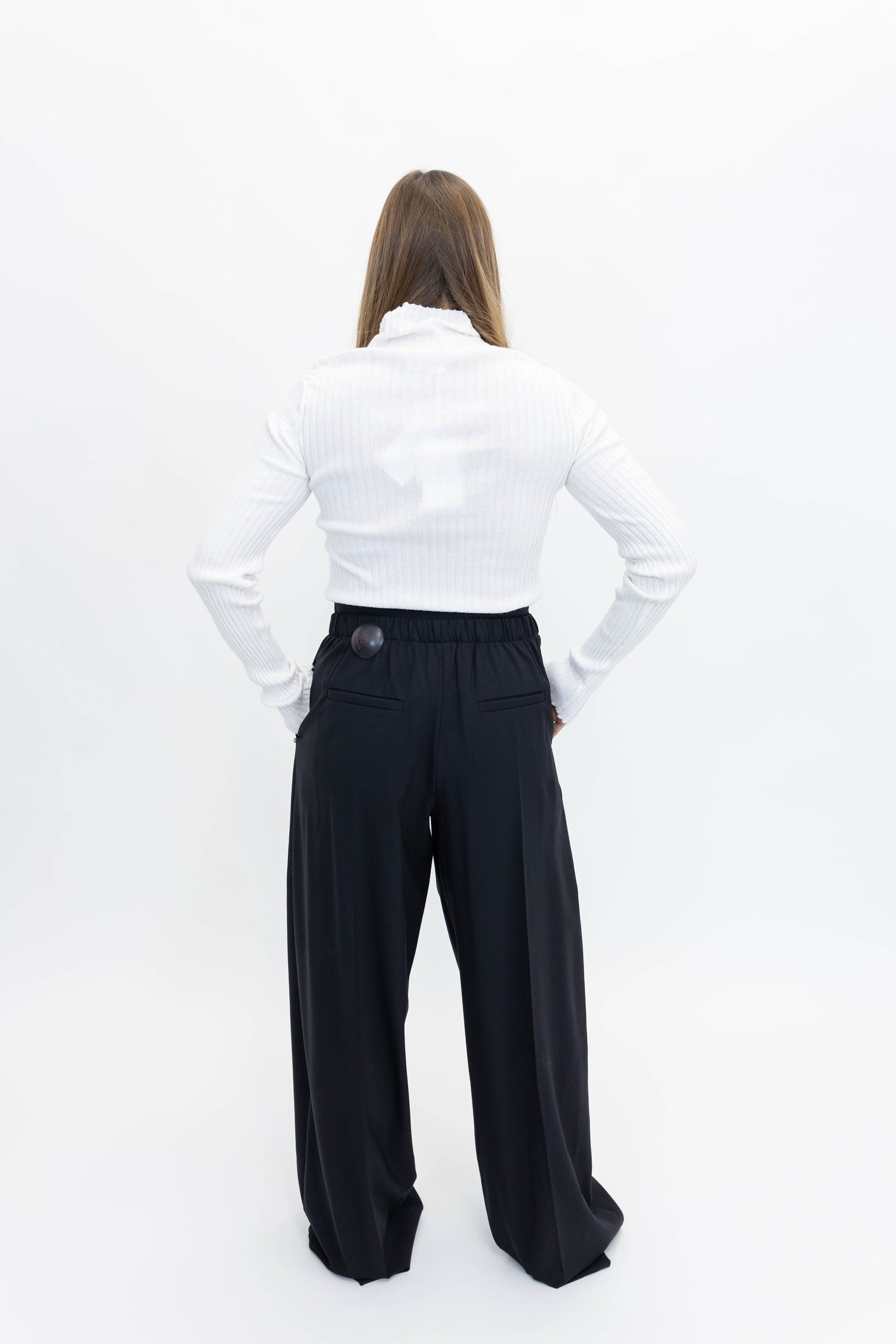CLARE TURTLE NECK PULLOVER TOP ANINE BING 
