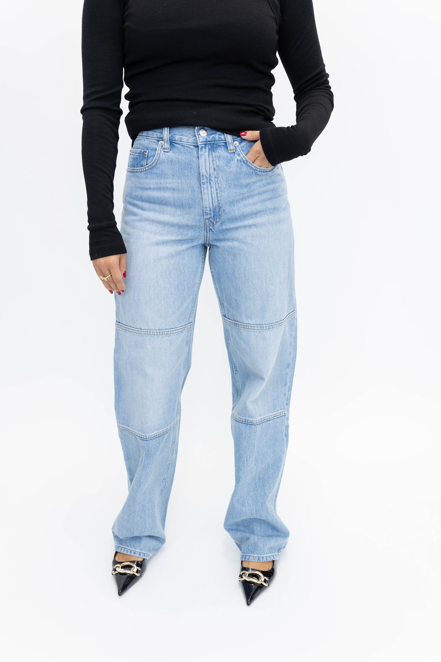 CARPENTER RELAXED LEG JEANS JEAN HELMUT LANG 