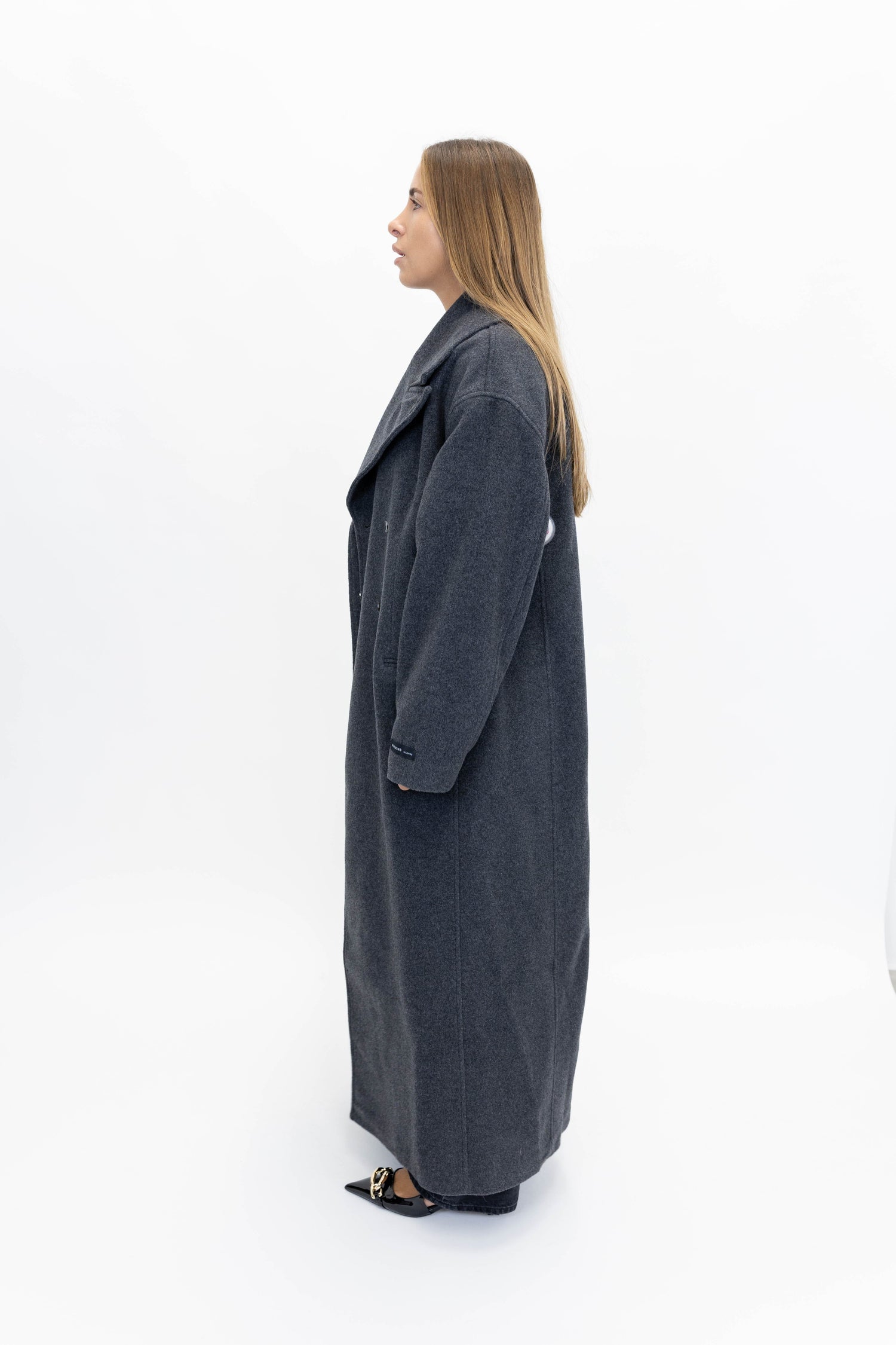 STEWART WOOL COAT IN GREY COAT HERSKIND 