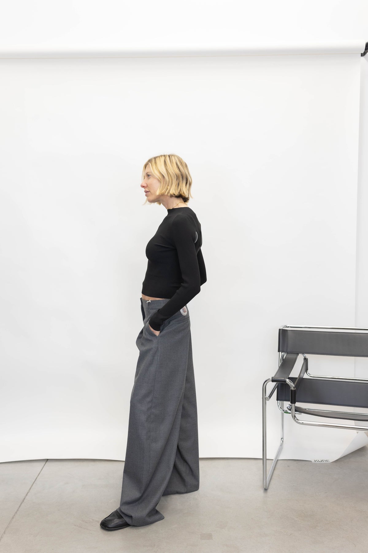 POVILANNA PANTS IN GREY PANTS BY MALENE BIRGER 